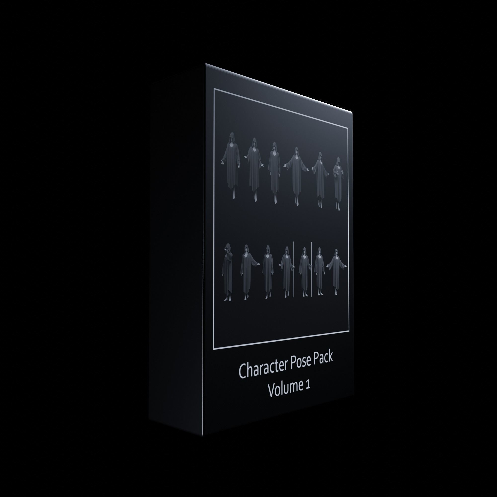 Character Pose Pack Volume 1 3D model_4