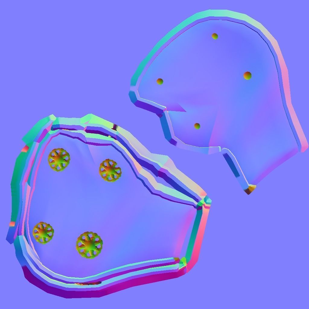 Roman Warrior Option 3D LowPolygon Modell Low-poly 3D model_7