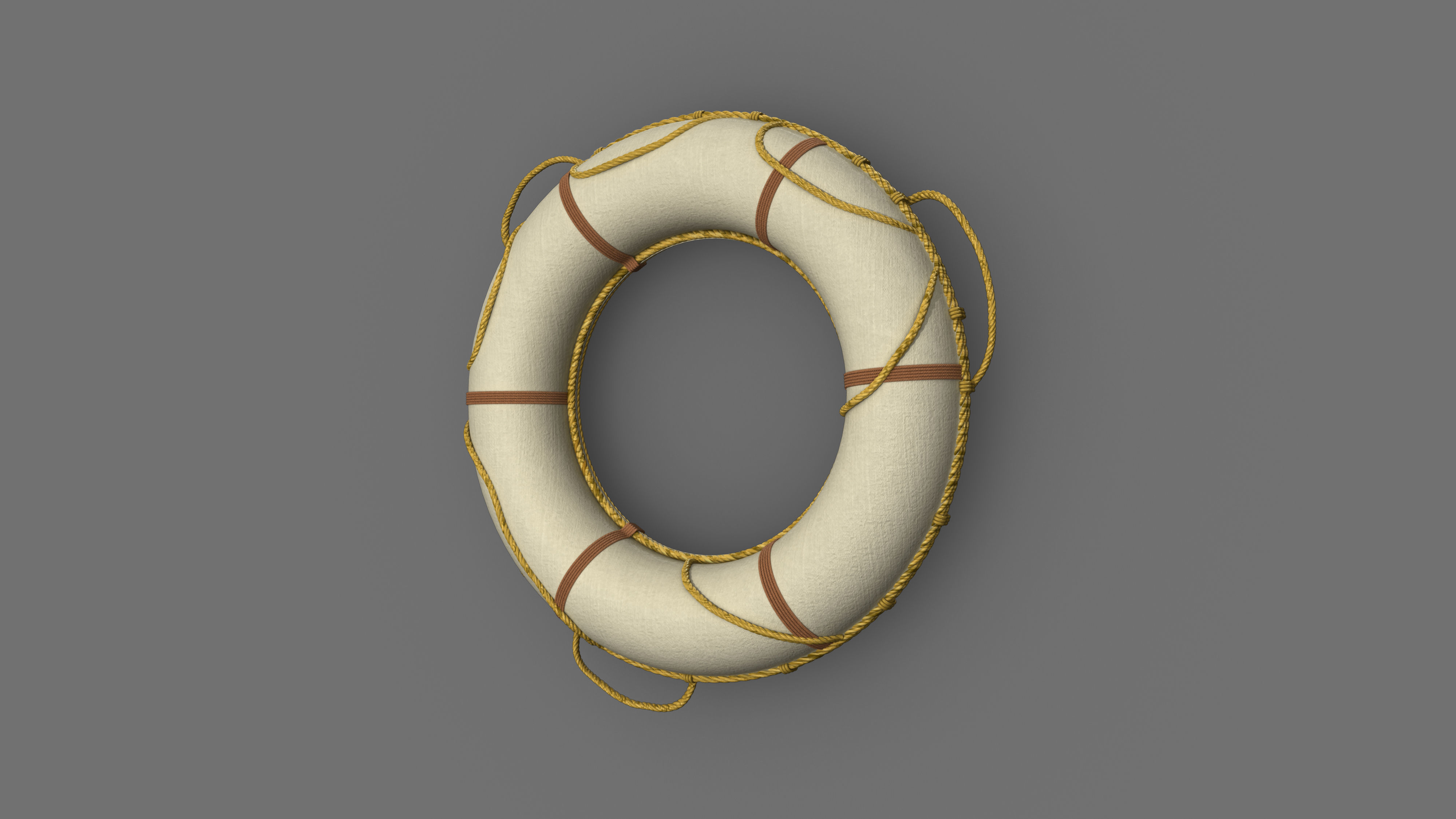 Life Buoy Ring 3D model_1