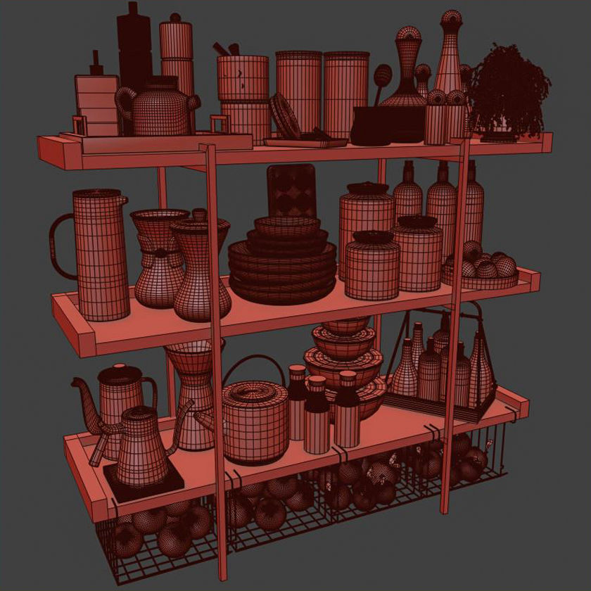 kitchen accessories0013 3D model_3