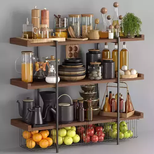 kitchen accessories0013 3D model
