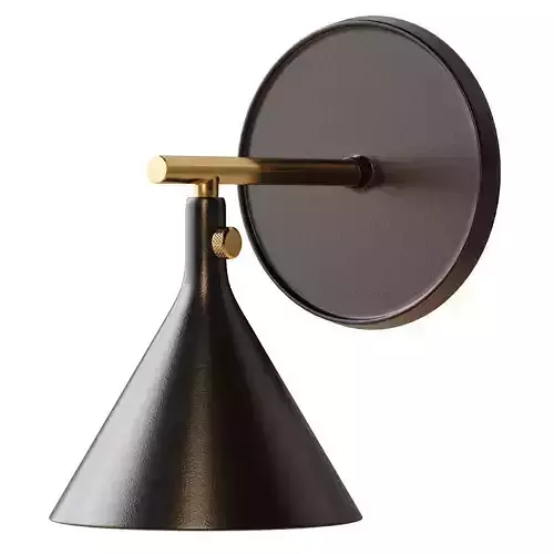 Cast Sconce Wall Lamp 3D model