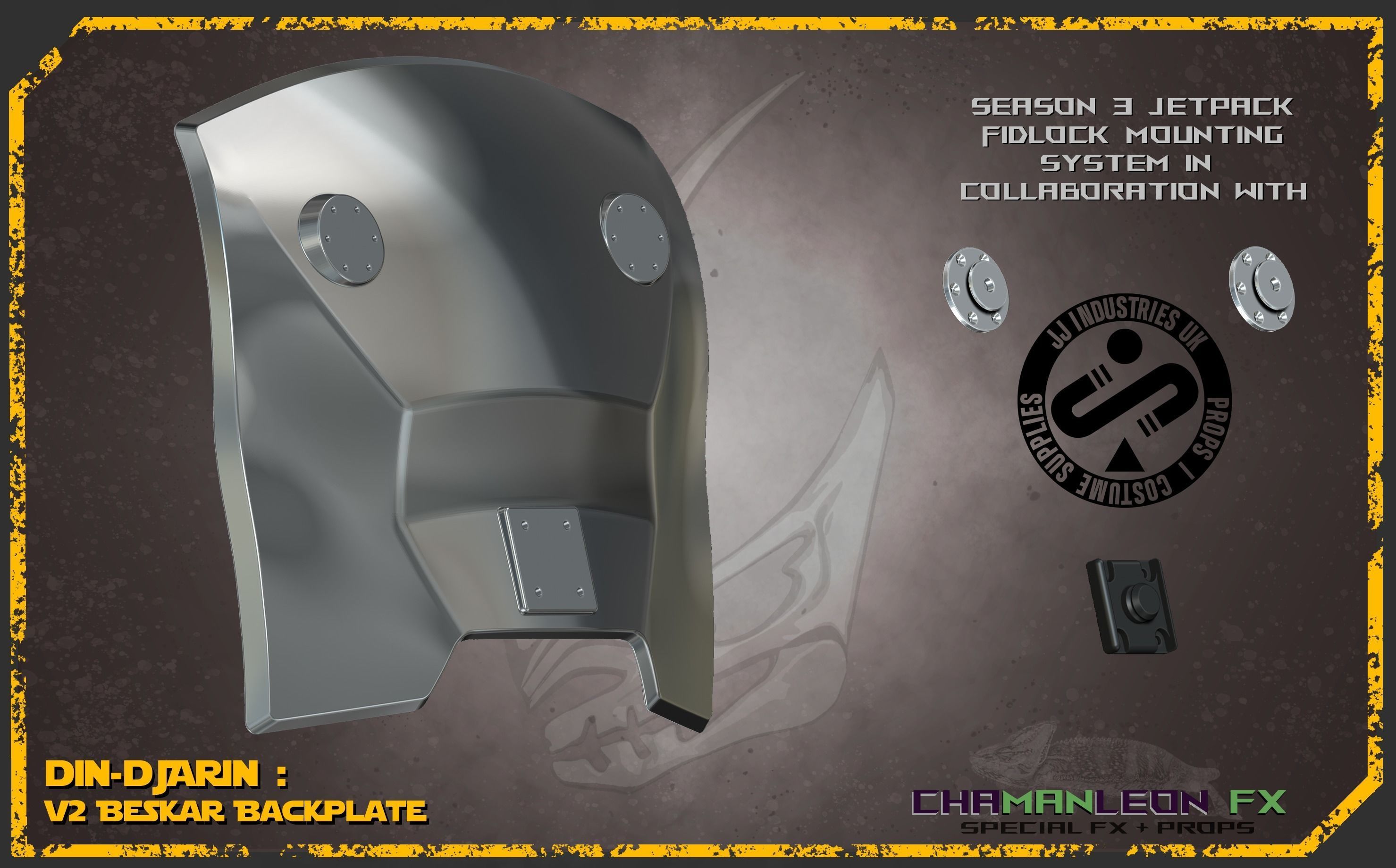 Din Djarin Mandalorian Beskar Armor Bundle Cosplay 3D print model_29