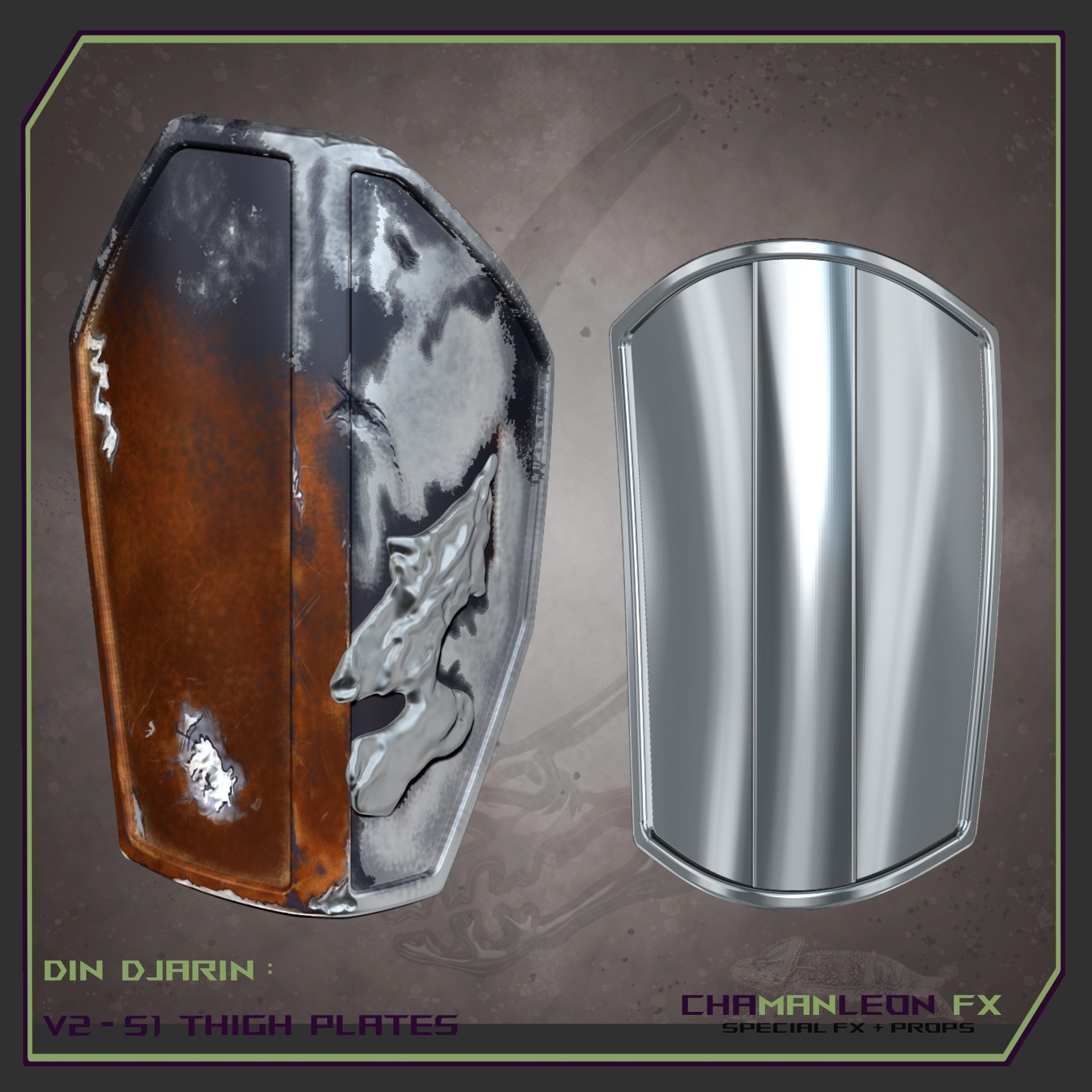 Din Djarin Mandalorian Beskar Armor Bundle Cosplay 3D print model_8