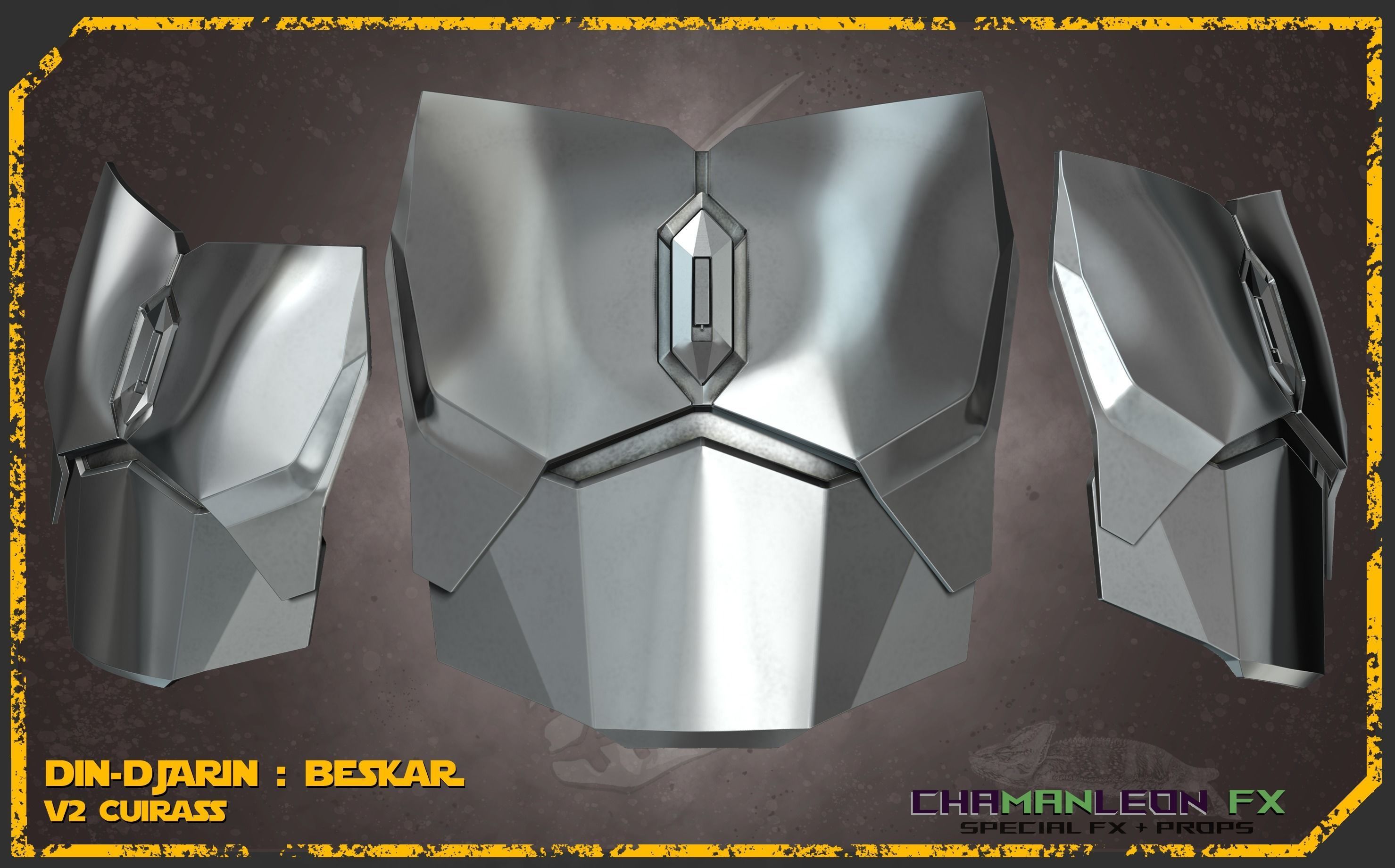 Din Djarin Mandalorian Beskar Armor Bundle Cosplay 3D print model_22