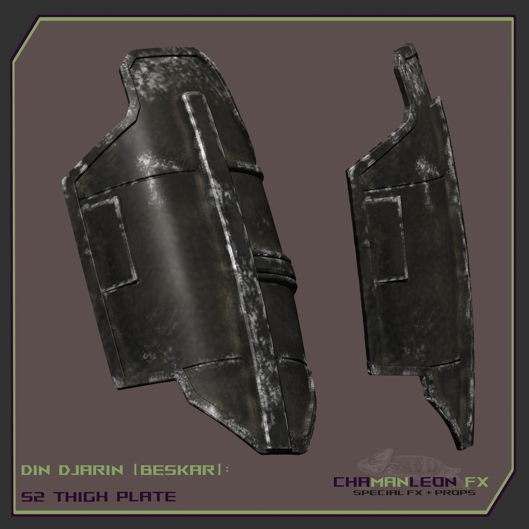 Din Djarin Mandalorian Beskar Armor Bundle Cosplay 3D print model_7