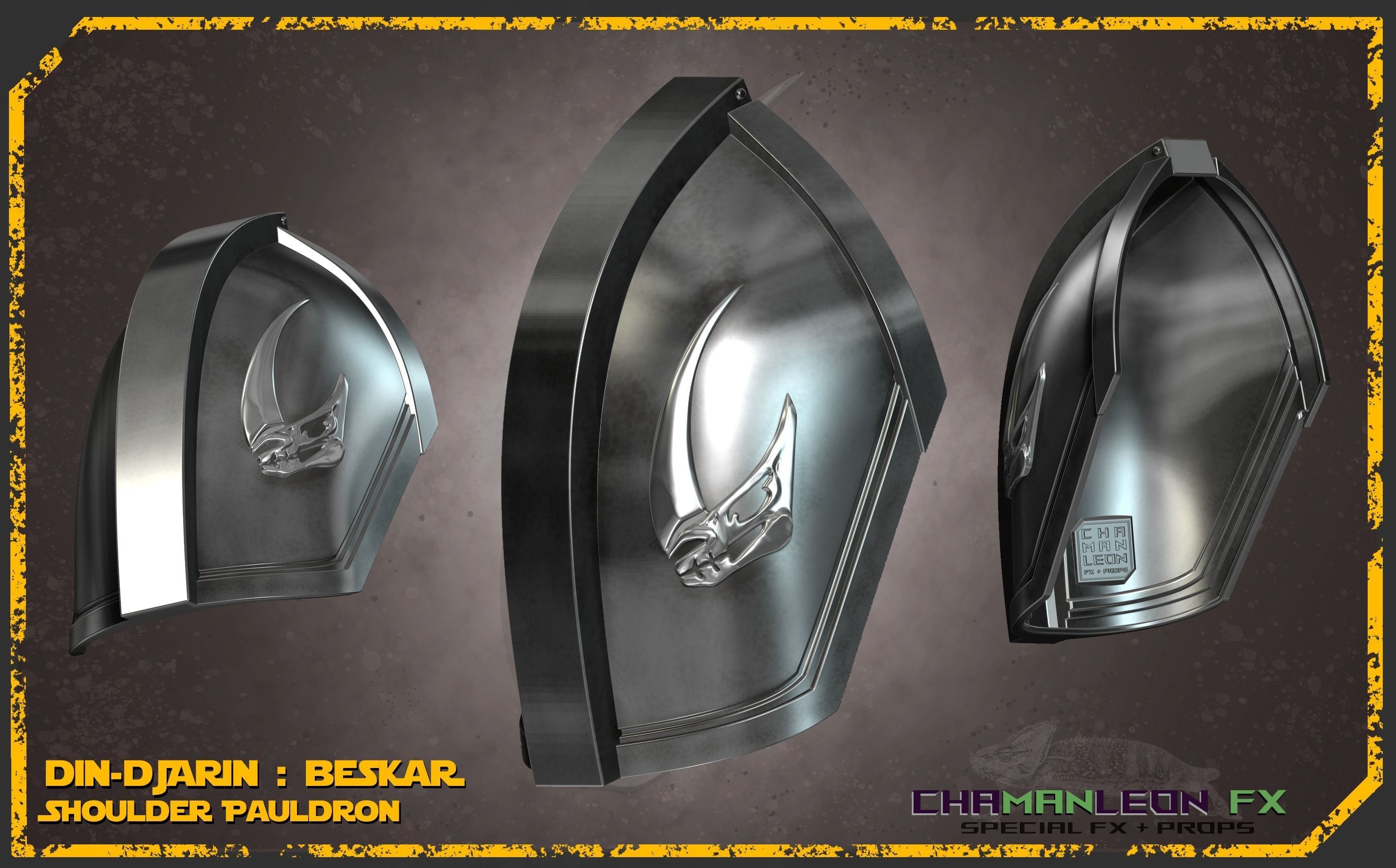 Din Djarin Mandalorian Beskar Armor Bundle Cosplay 3D print model_25