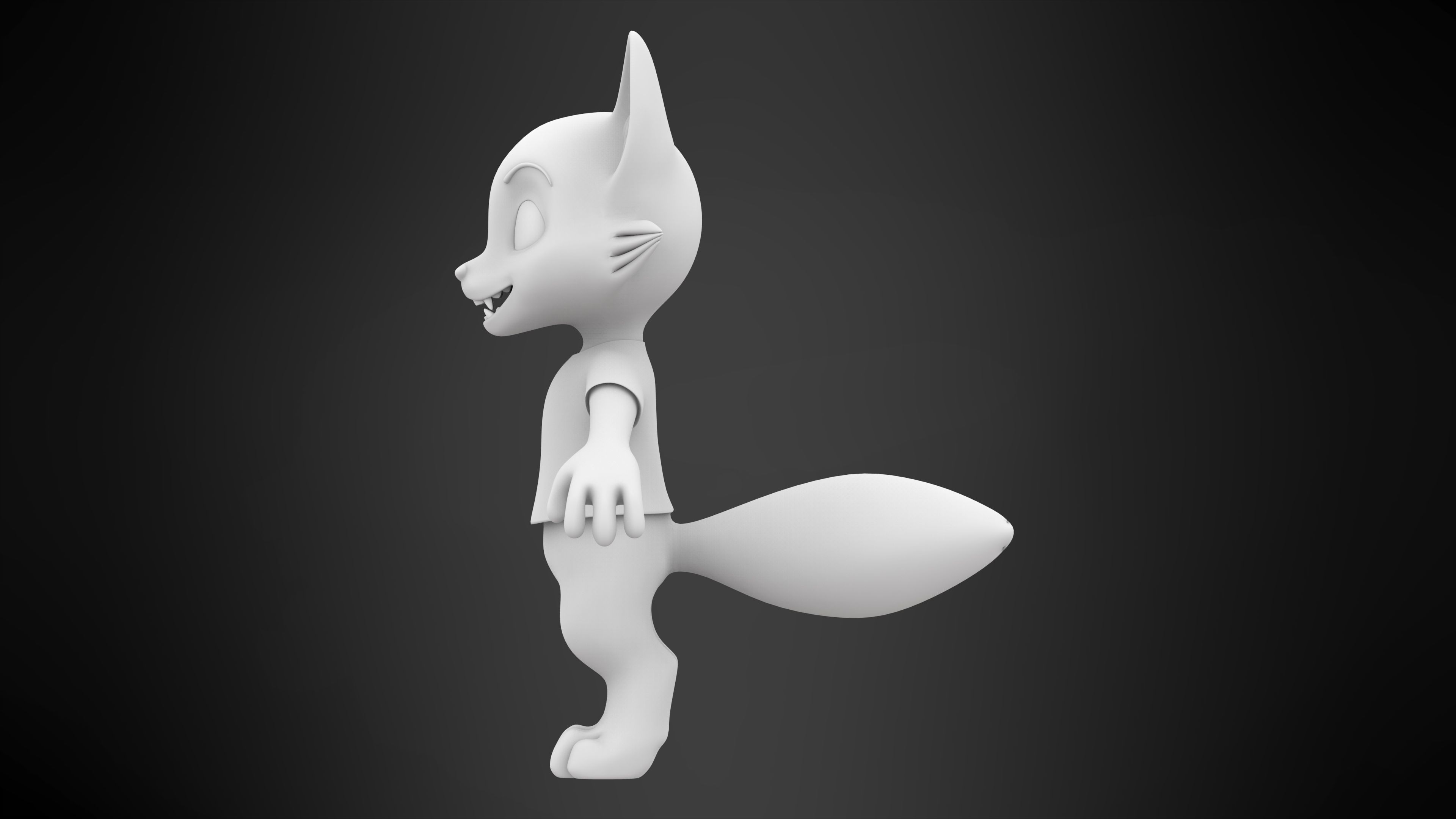 Little Fox 3D model_6