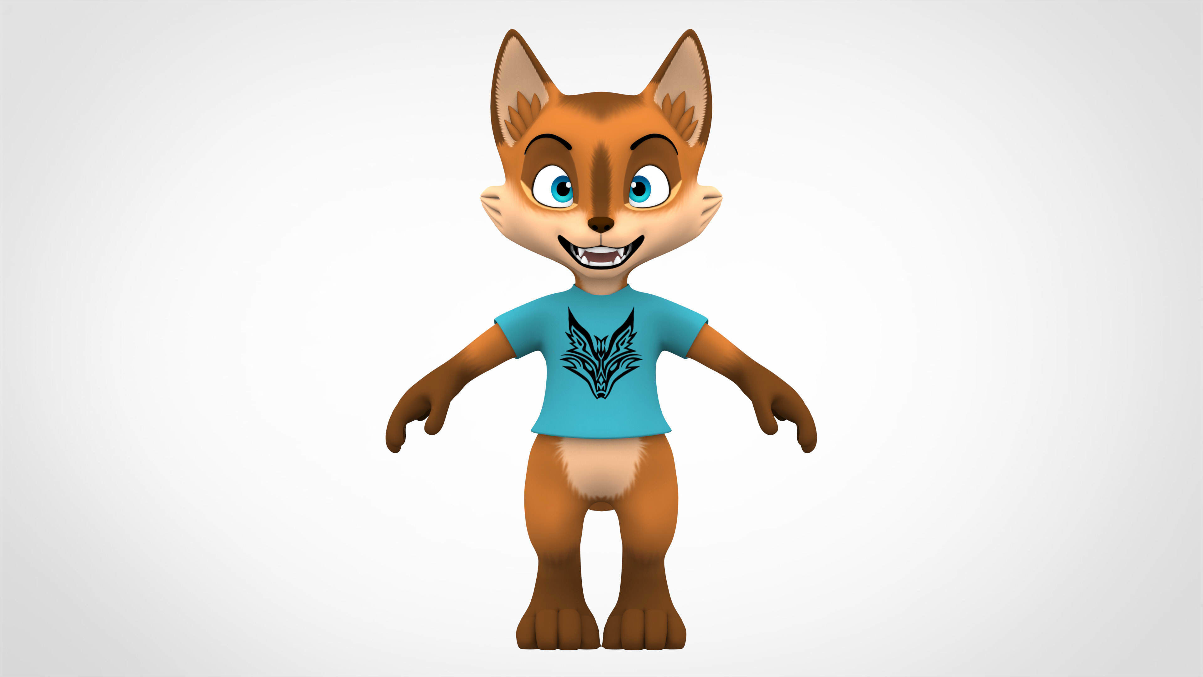 Little Fox 3D model_1