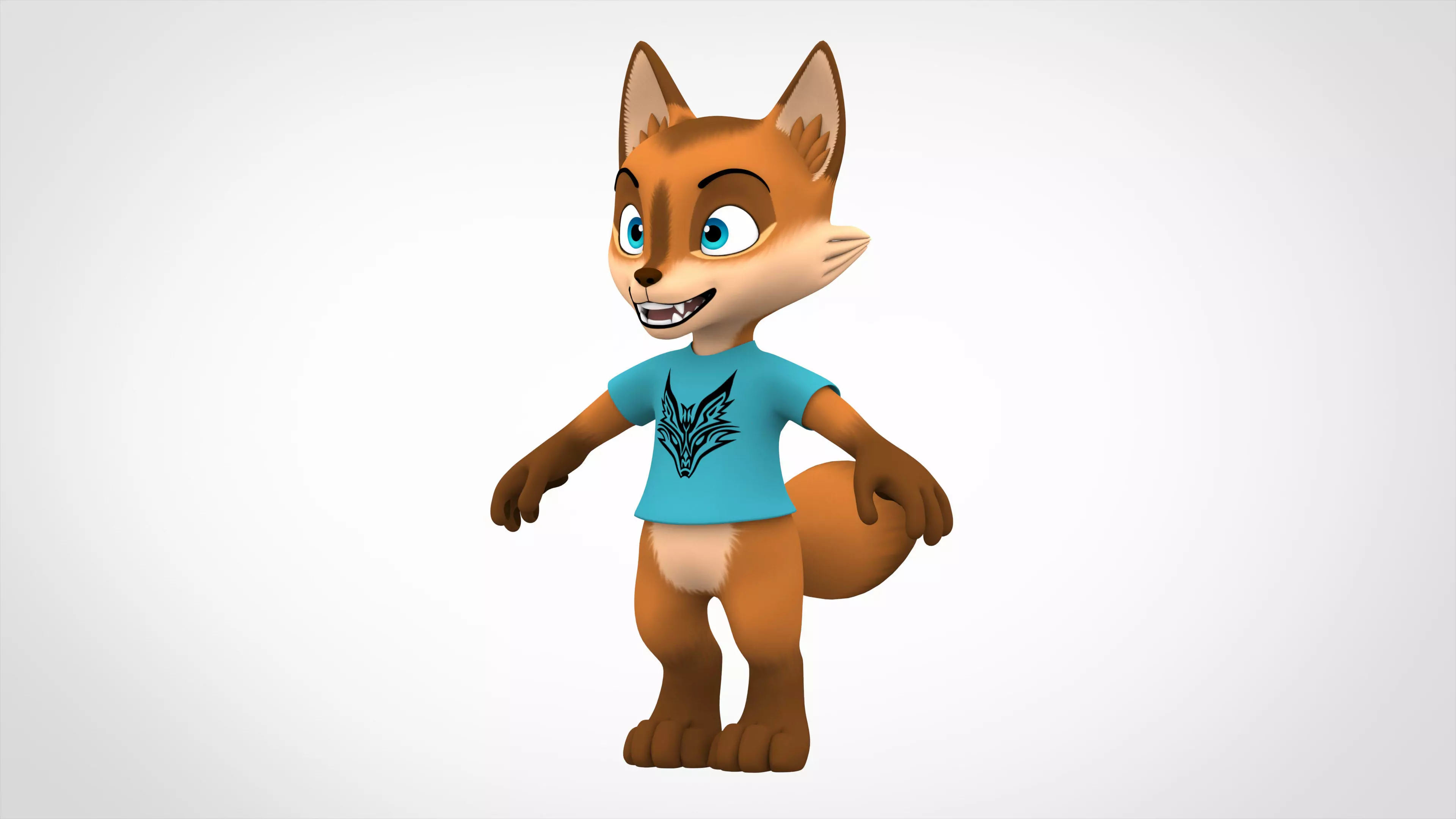 Little Fox 3D model_0