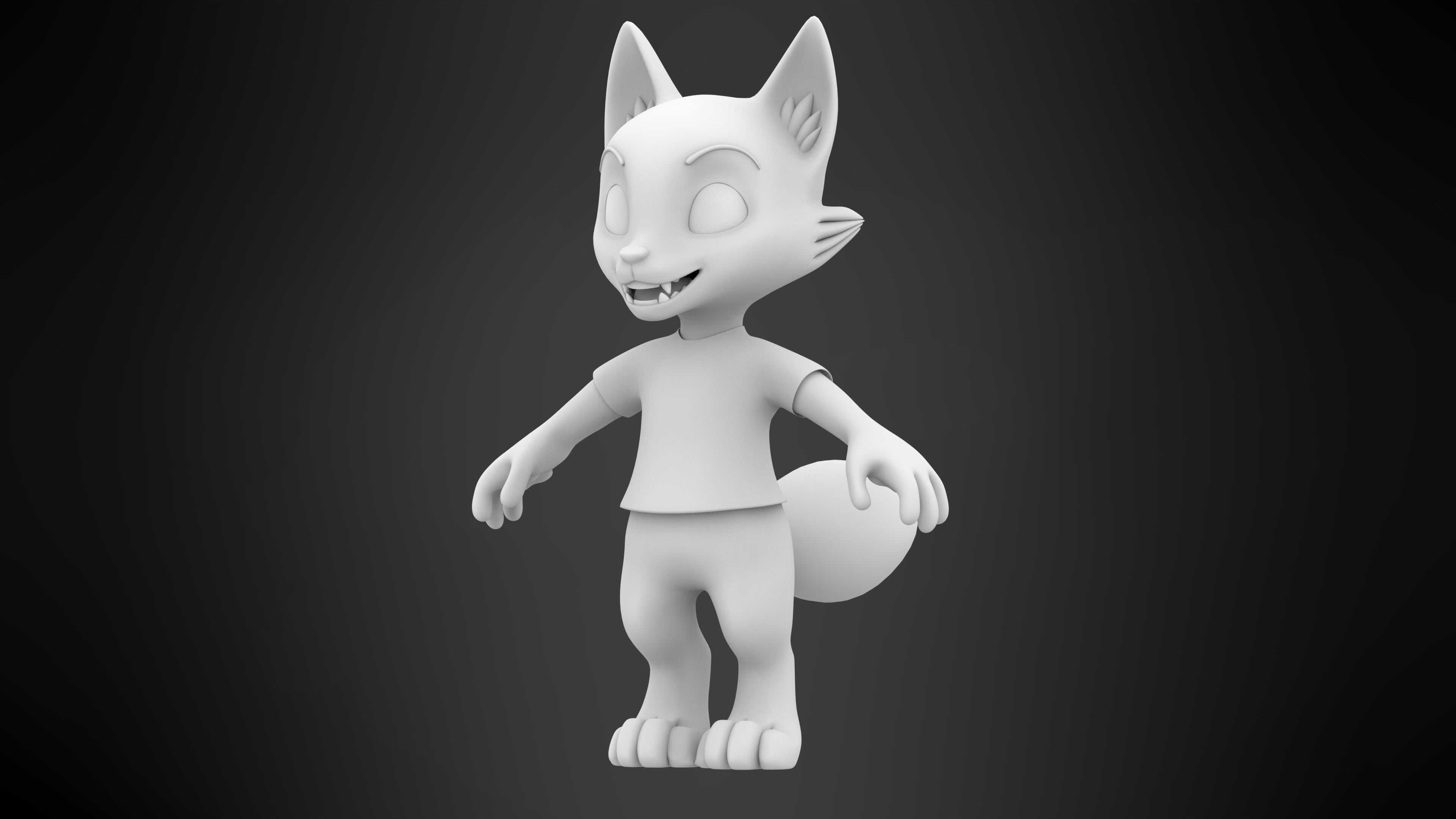 Little Fox 3D model_4