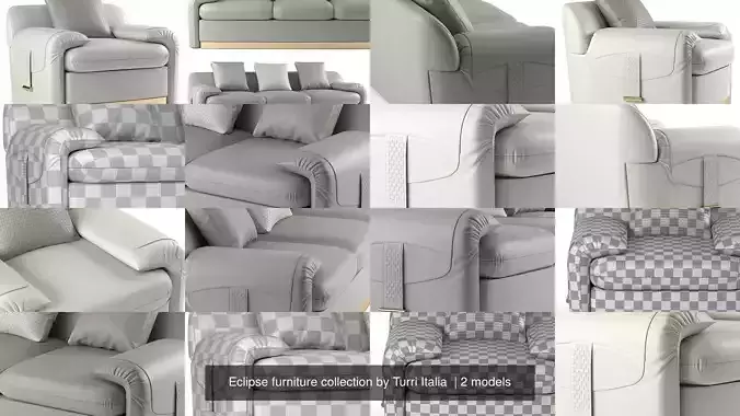 Eclipse furniture collection by Turri Italia 