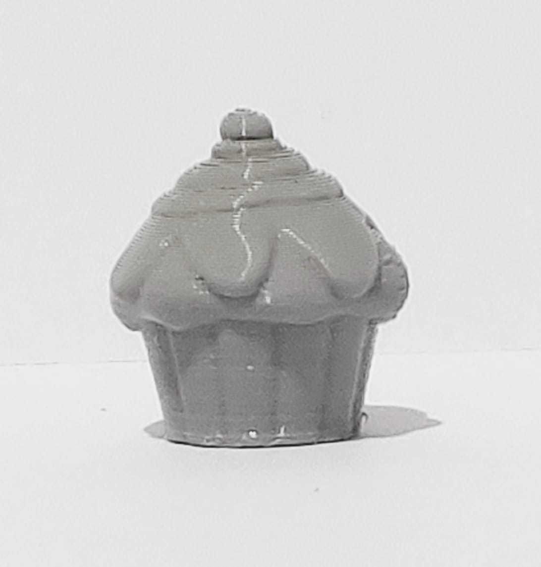 Chocolate Cupcake 3D print model_6