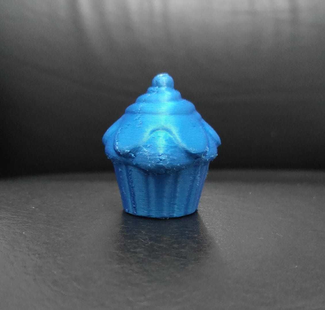Chocolate Cupcake 3D print model_2
