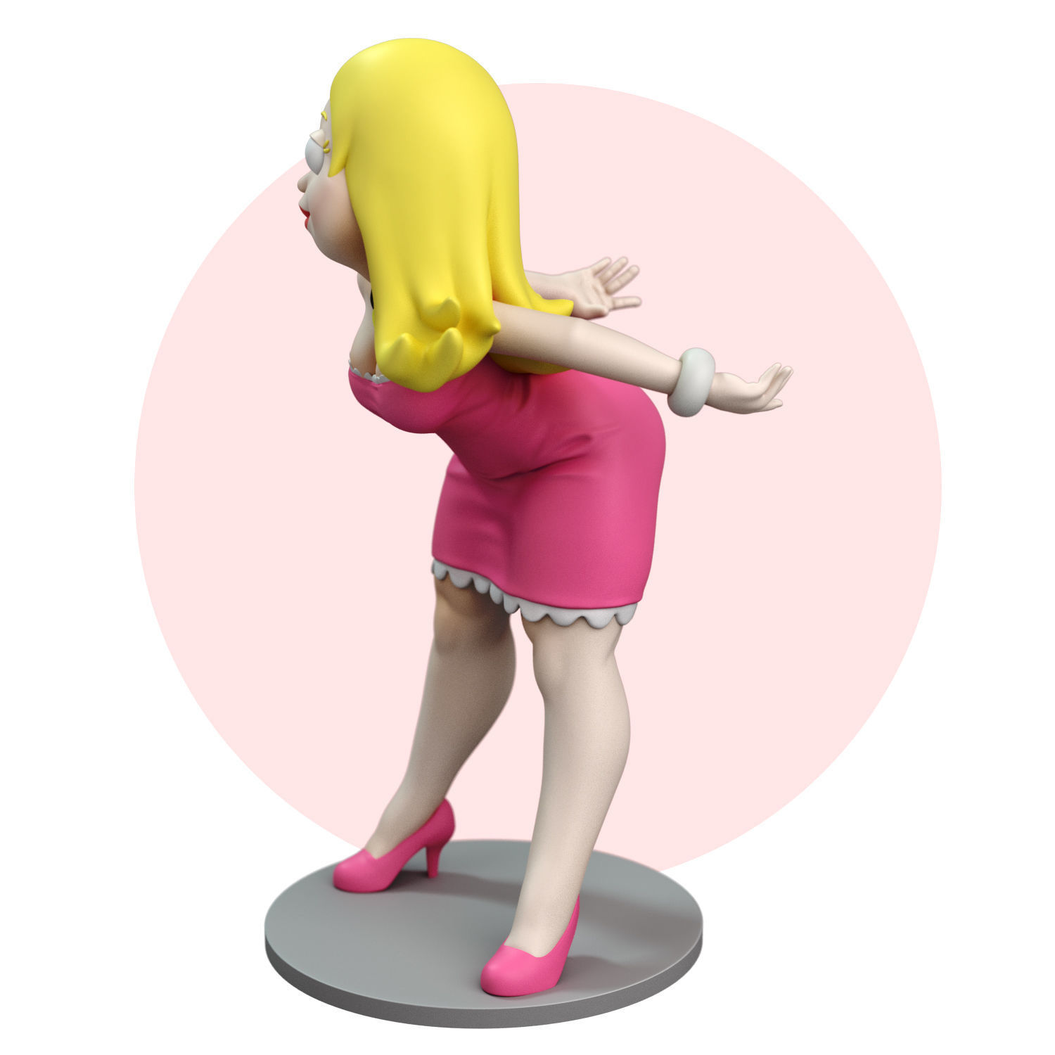 Francine Smith 3D print model_3