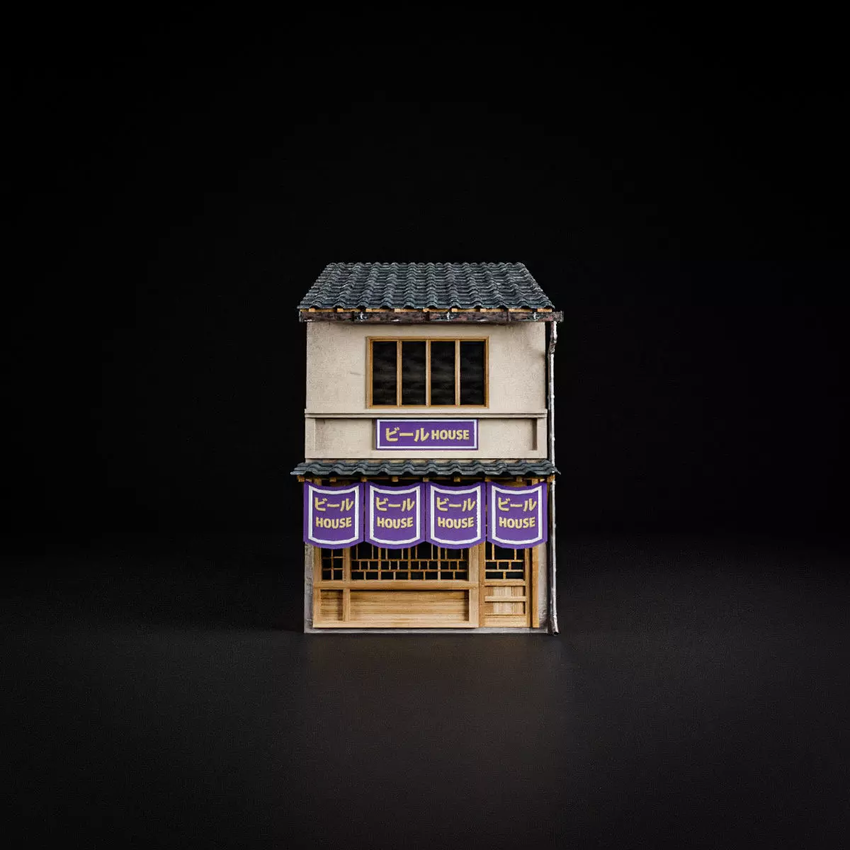 JAPANESE BUILDING 003 Low-poly 3D model_0