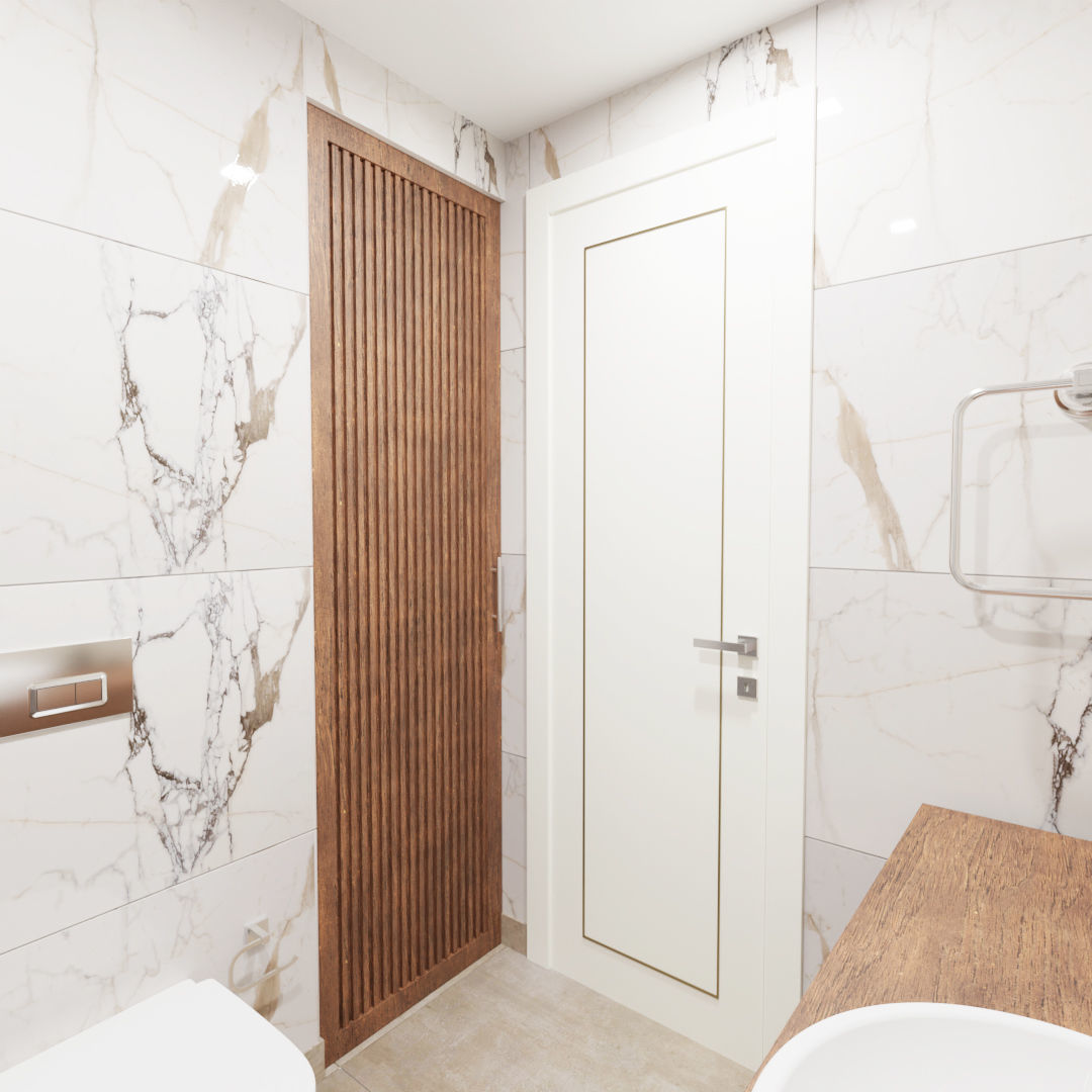 Small Bathroom Realistic 3D model_2