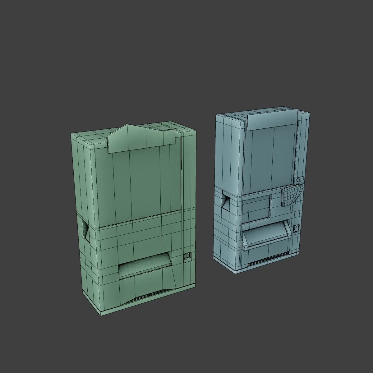 JAPANESE URBAN PROPS PACK Low-poly 3D model_33