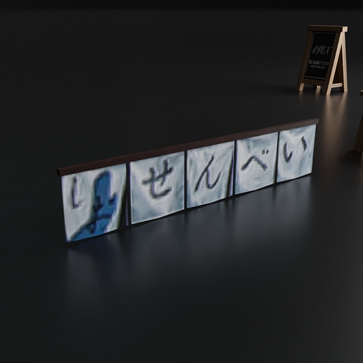 JAPANESE URBAN PROPS PACK Low-poly 3D model_11