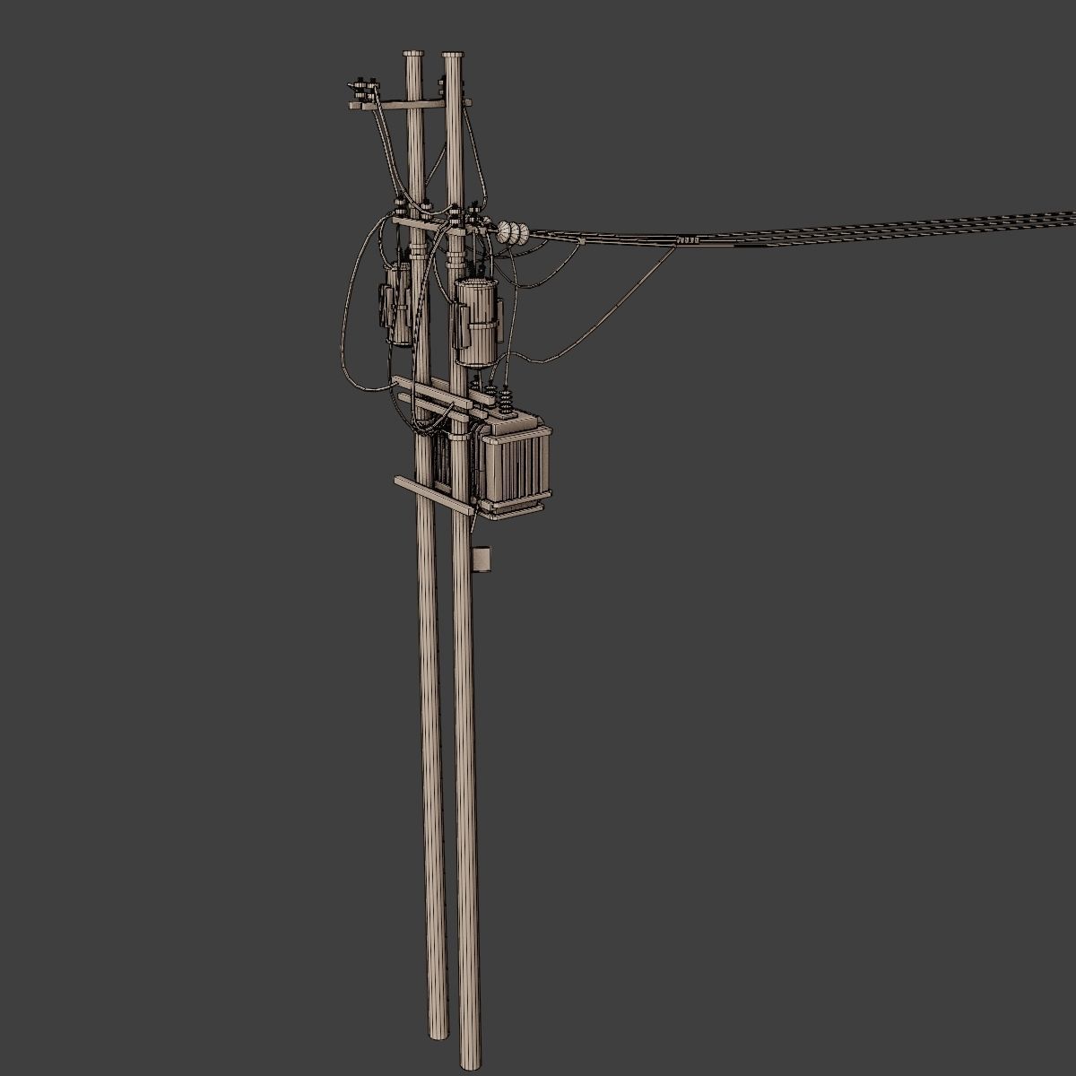 JAPANESE URBAN PROPS PACK Low-poly 3D model_43