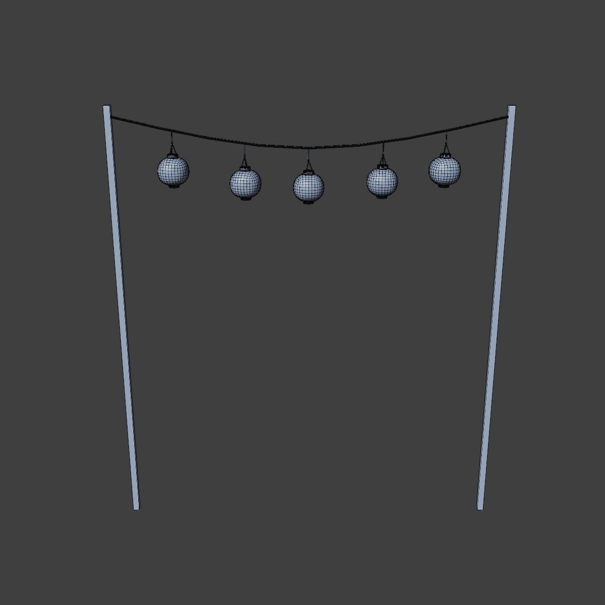 JAPANESE URBAN PROPS PACK Low-poly 3D model_32