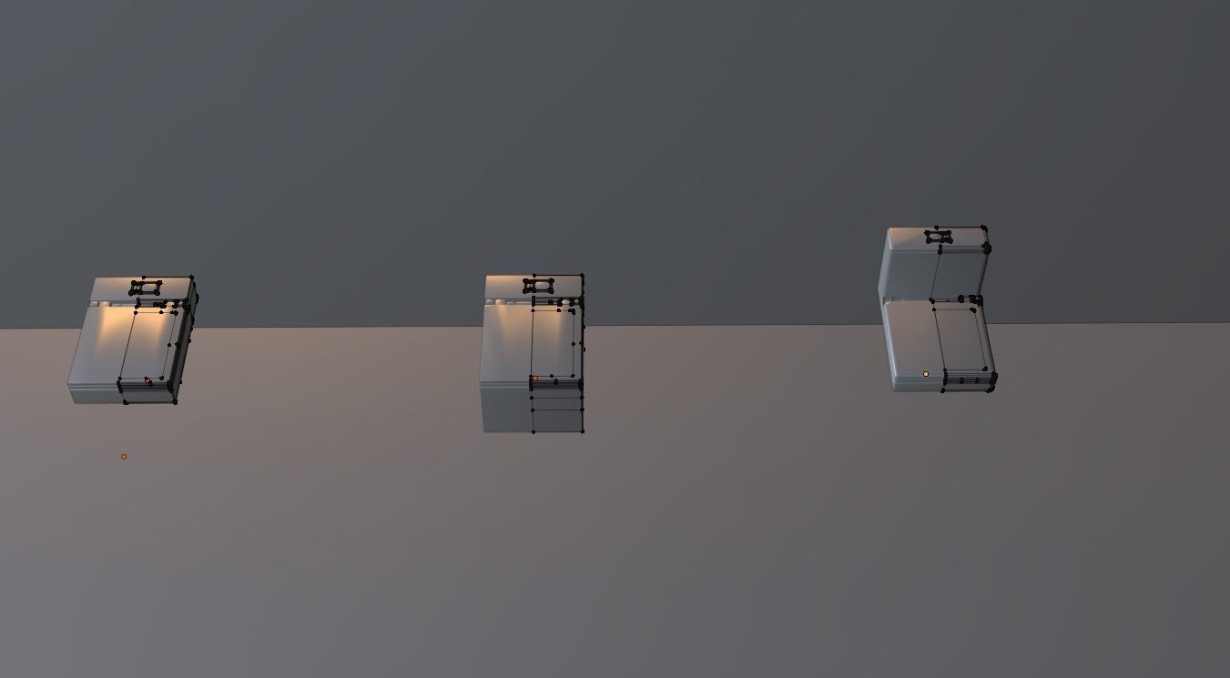 WC Toilet Pack Boxy Low-poly 3D model_18