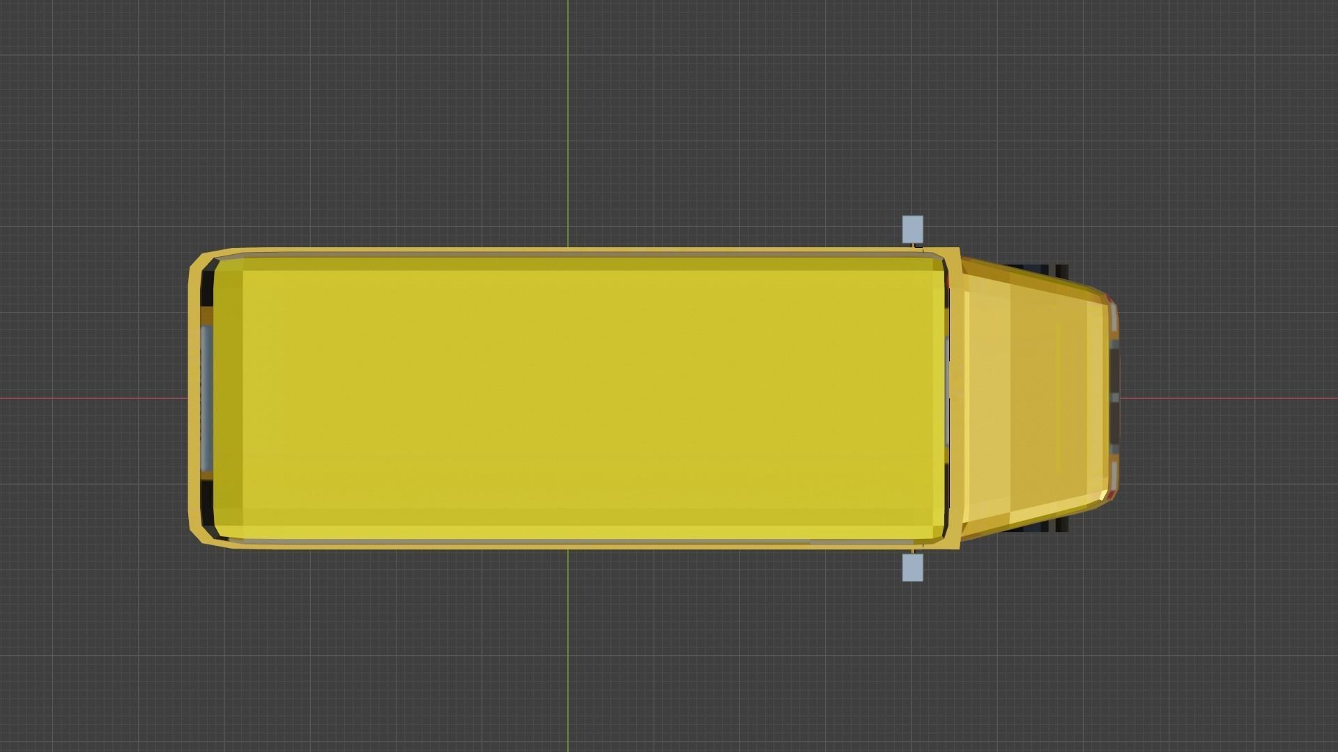 School Bus Low-poly 3D model_3