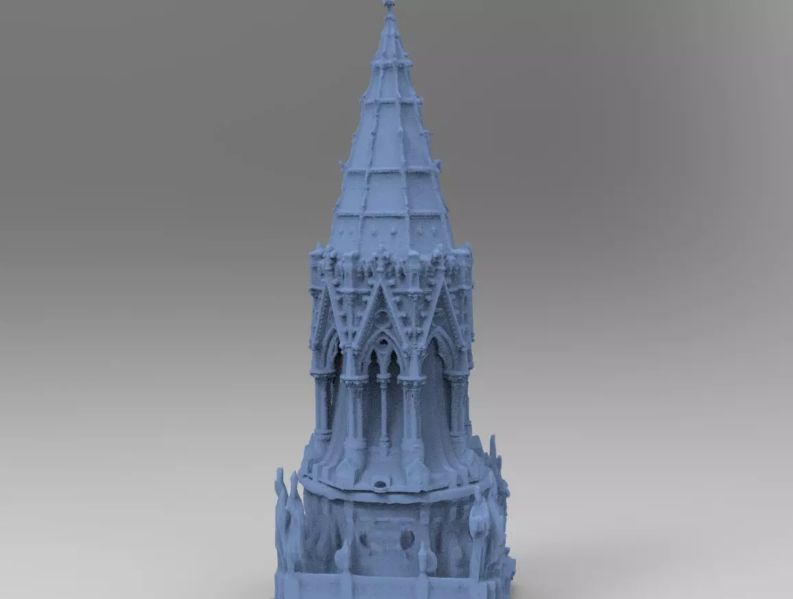 London tower design 2 3D 3D model_0