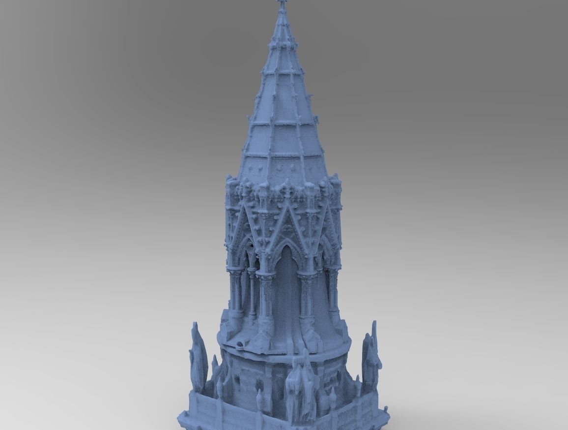 London tower design 2 3D 3D model_1