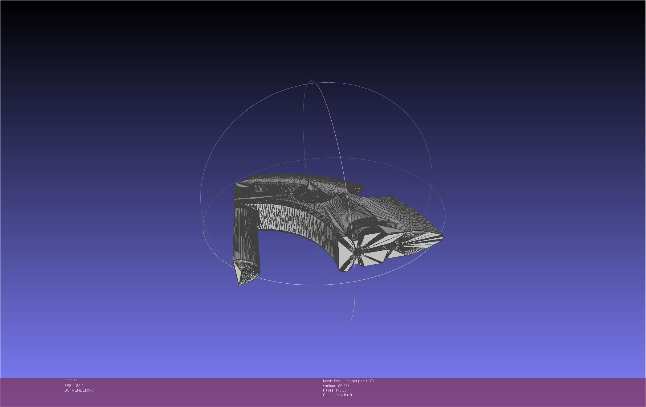 Final Fantasy X Rikku Dagger Assembly 3D print model_88