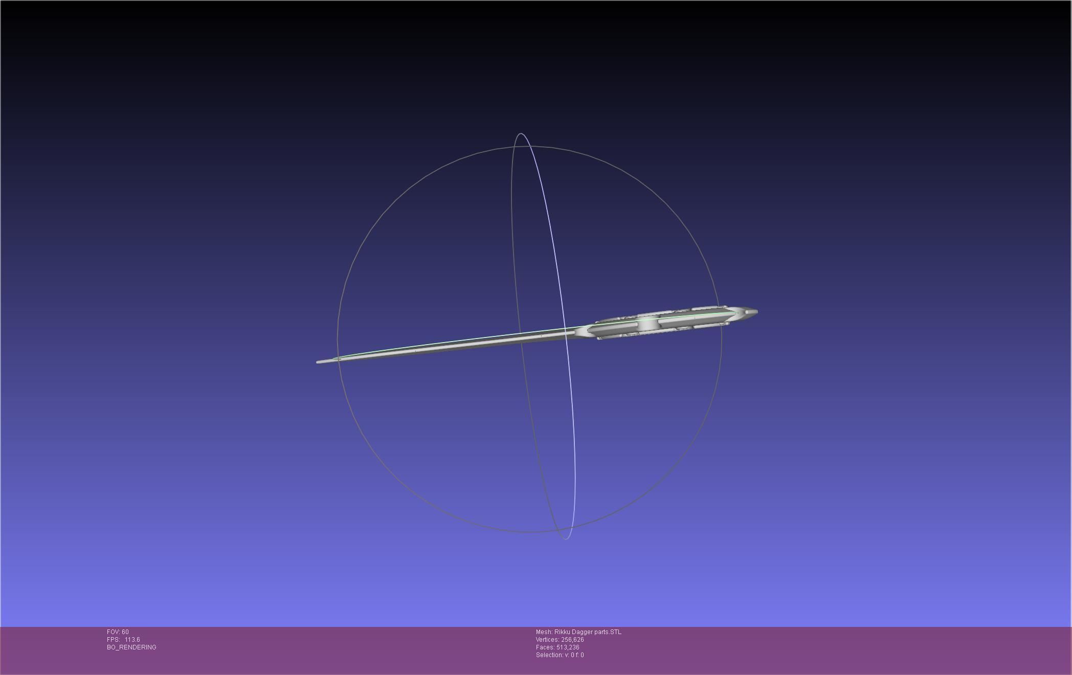 Final Fantasy X Rikku Dagger Assembly 3D print model_14