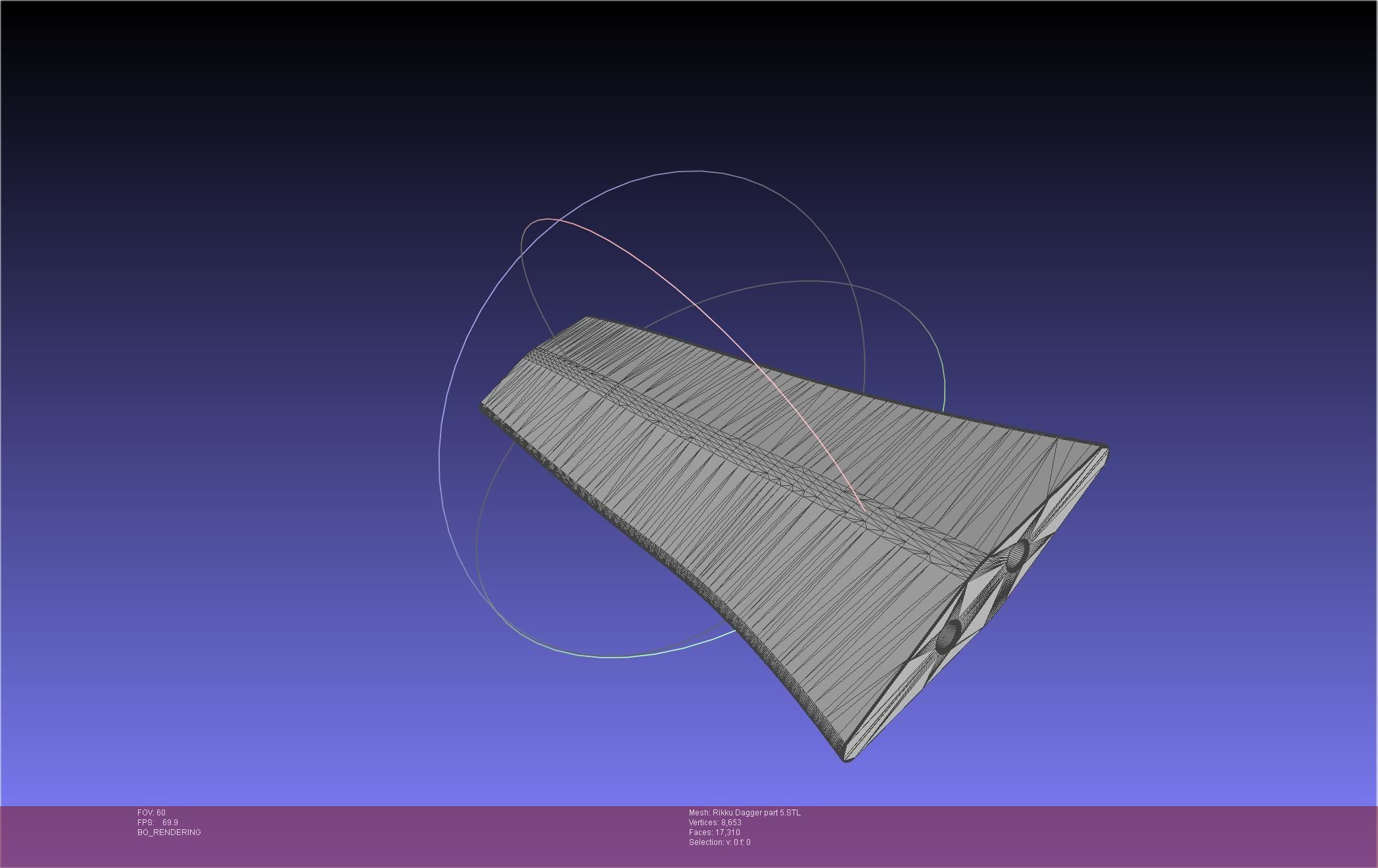 Final Fantasy X Rikku Dagger Assembly 3D print model_132