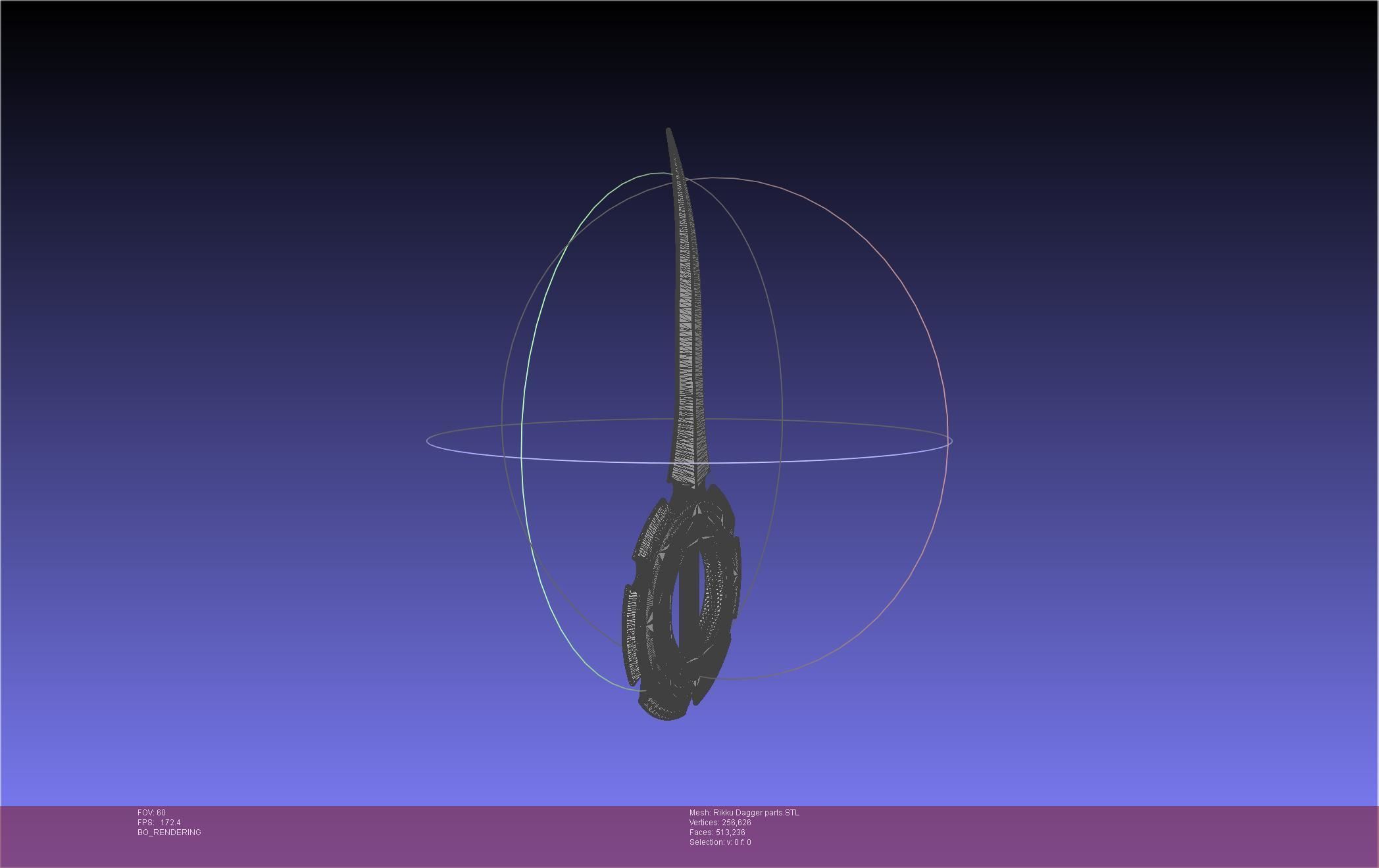 Final Fantasy X Rikku Dagger Assembly 3D print model_42