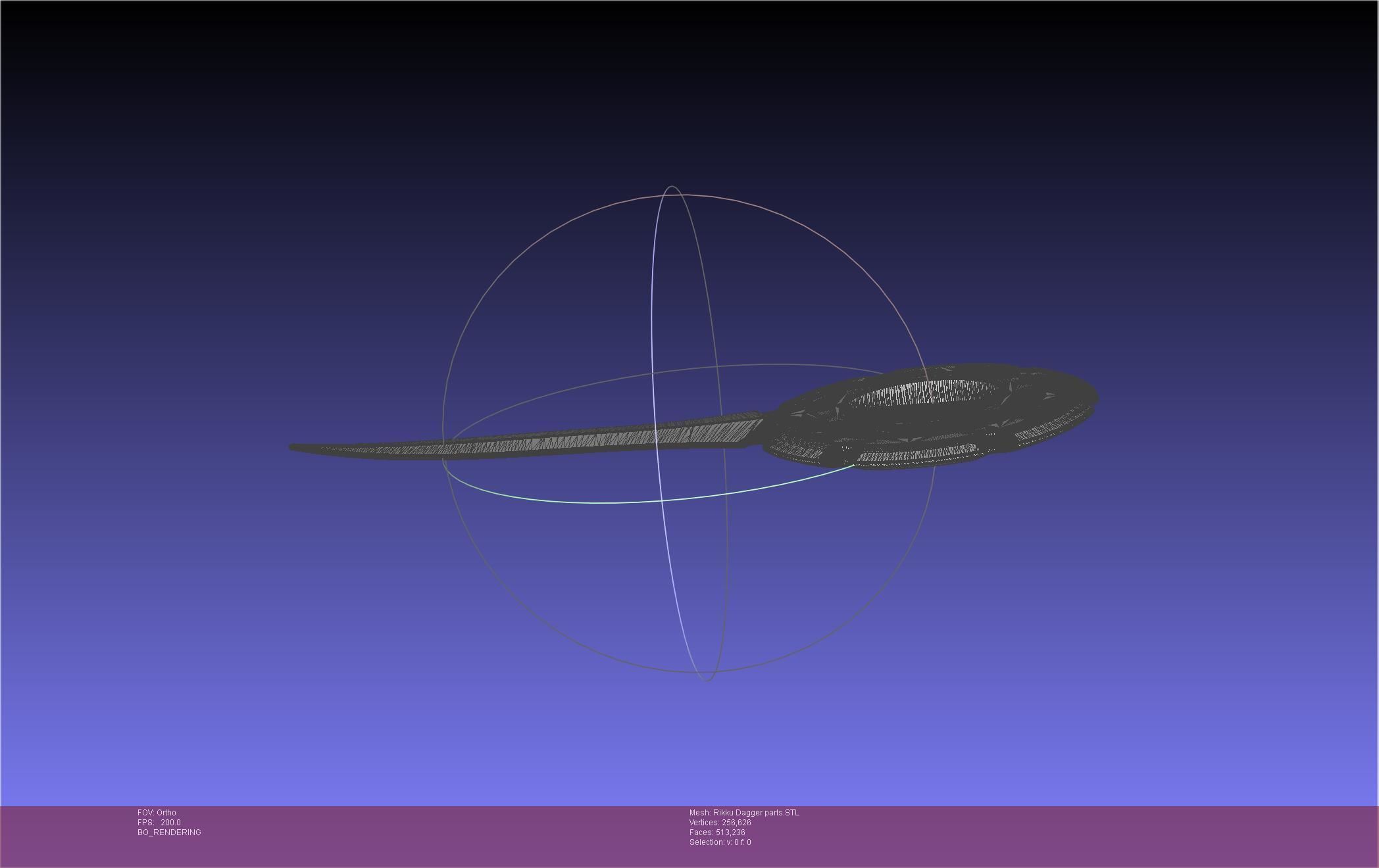 Final Fantasy X Rikku Dagger Assembly 3D print model_52