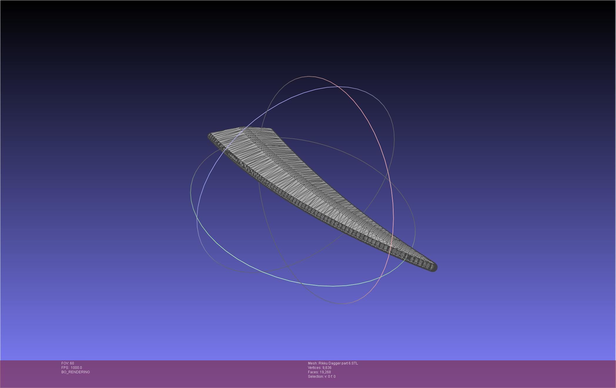 Final Fantasy X Rikku Dagger Assembly 3D print model_139