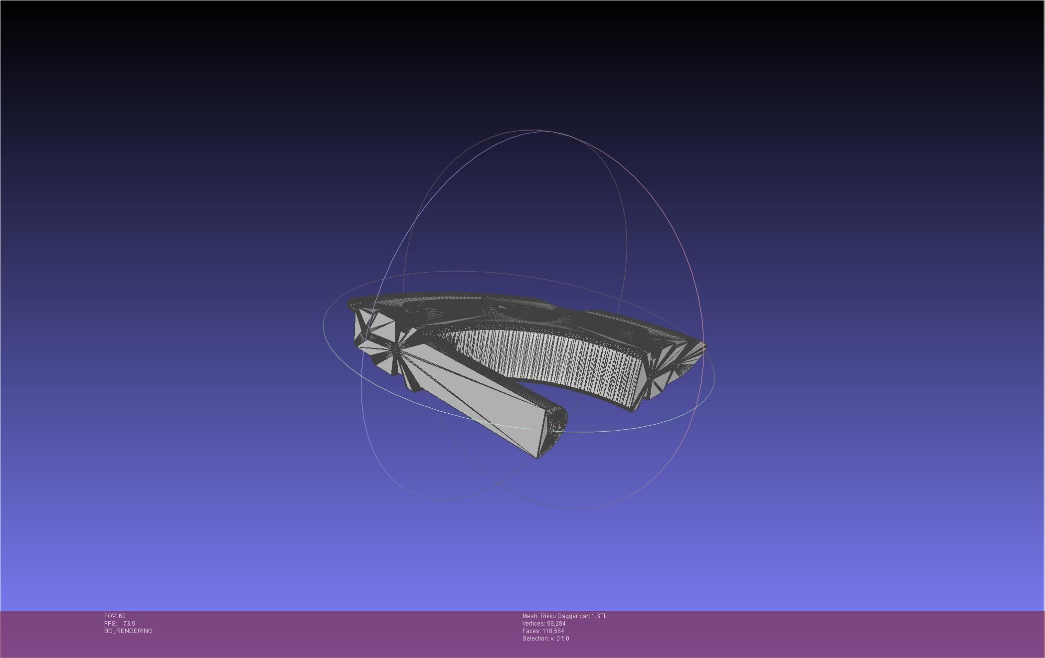 Final Fantasy X Rikku Dagger Assembly 3D print model_89