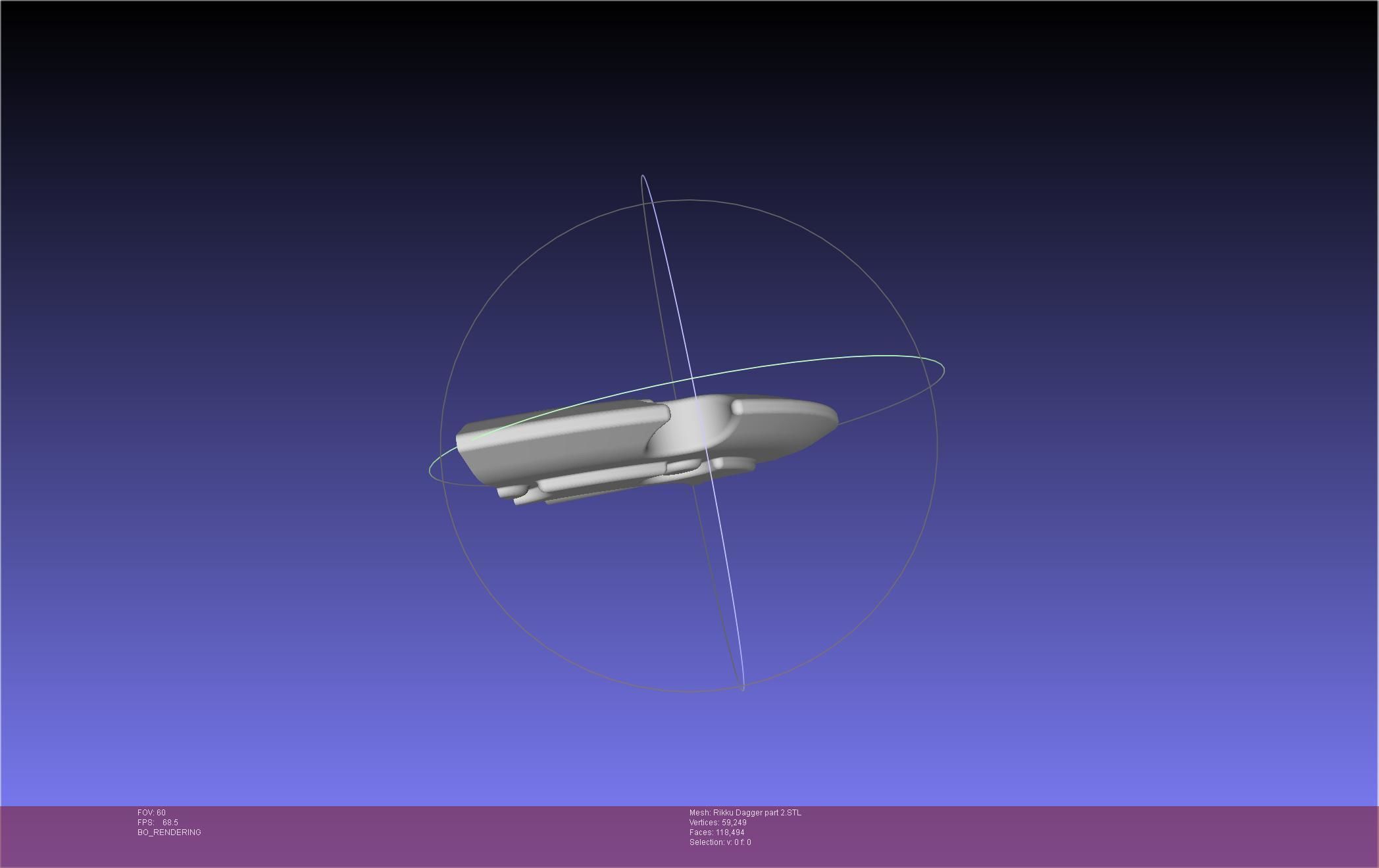 Final Fantasy X Rikku Dagger Assembly 3D print model_98