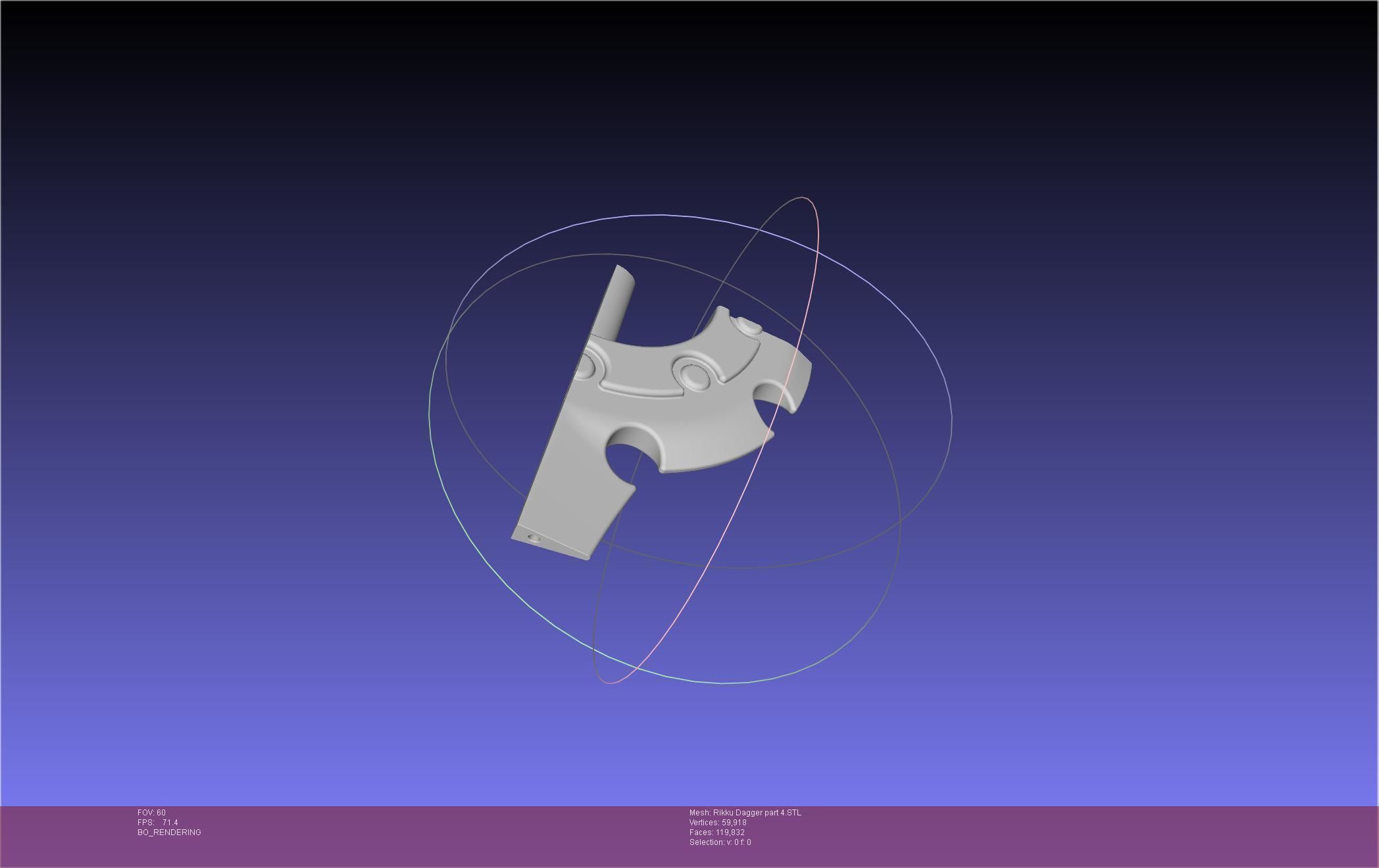 Final Fantasy X Rikku Dagger Assembly 3D print model_117