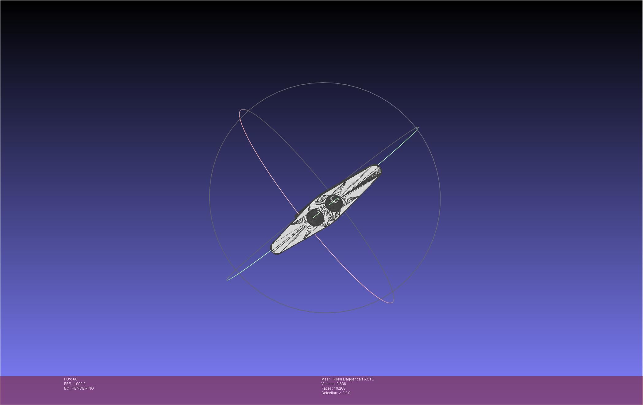 Final Fantasy X Rikku Dagger Assembly 3D print model_143