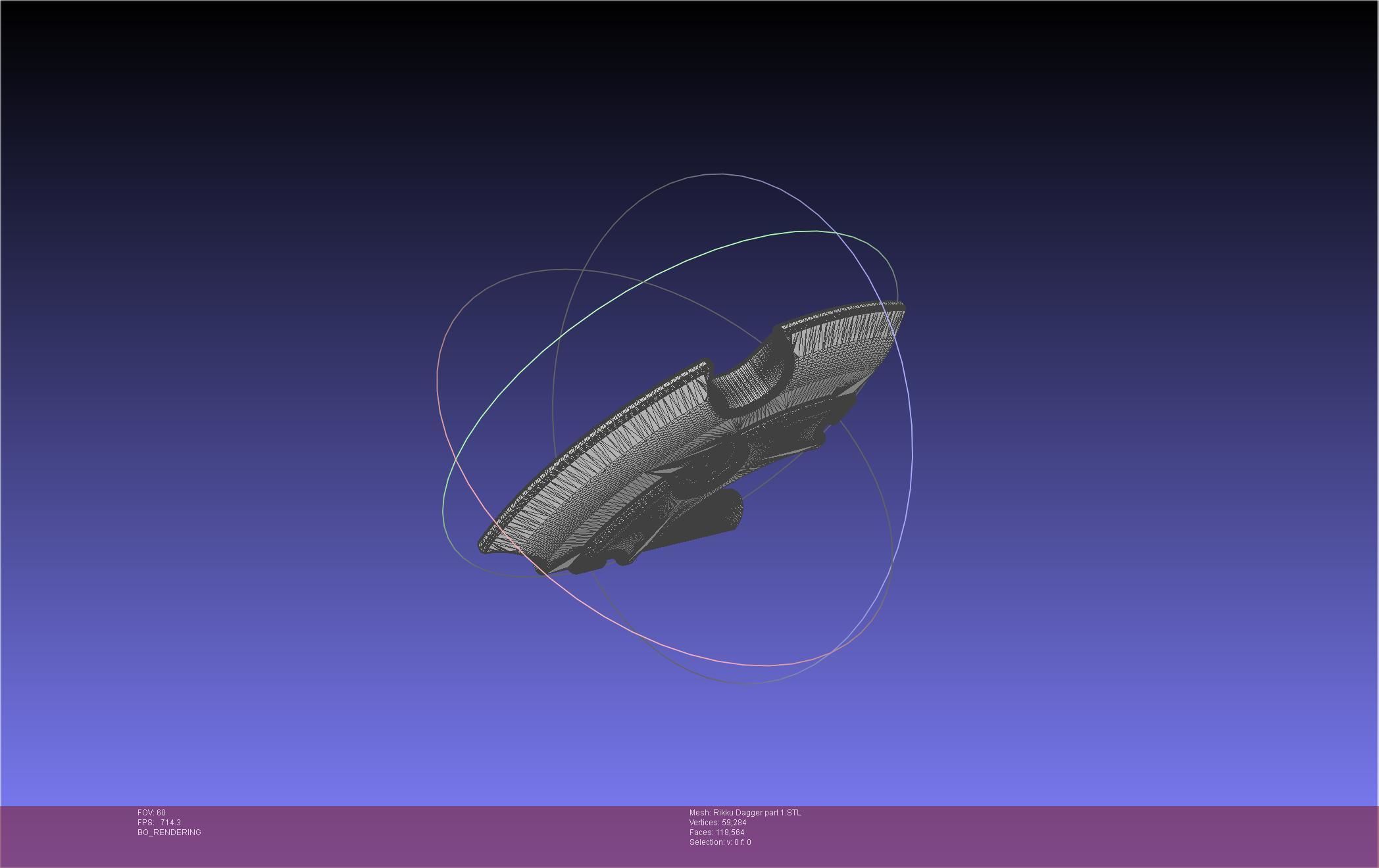 Final Fantasy X Rikku Dagger Assembly 3D print model_91