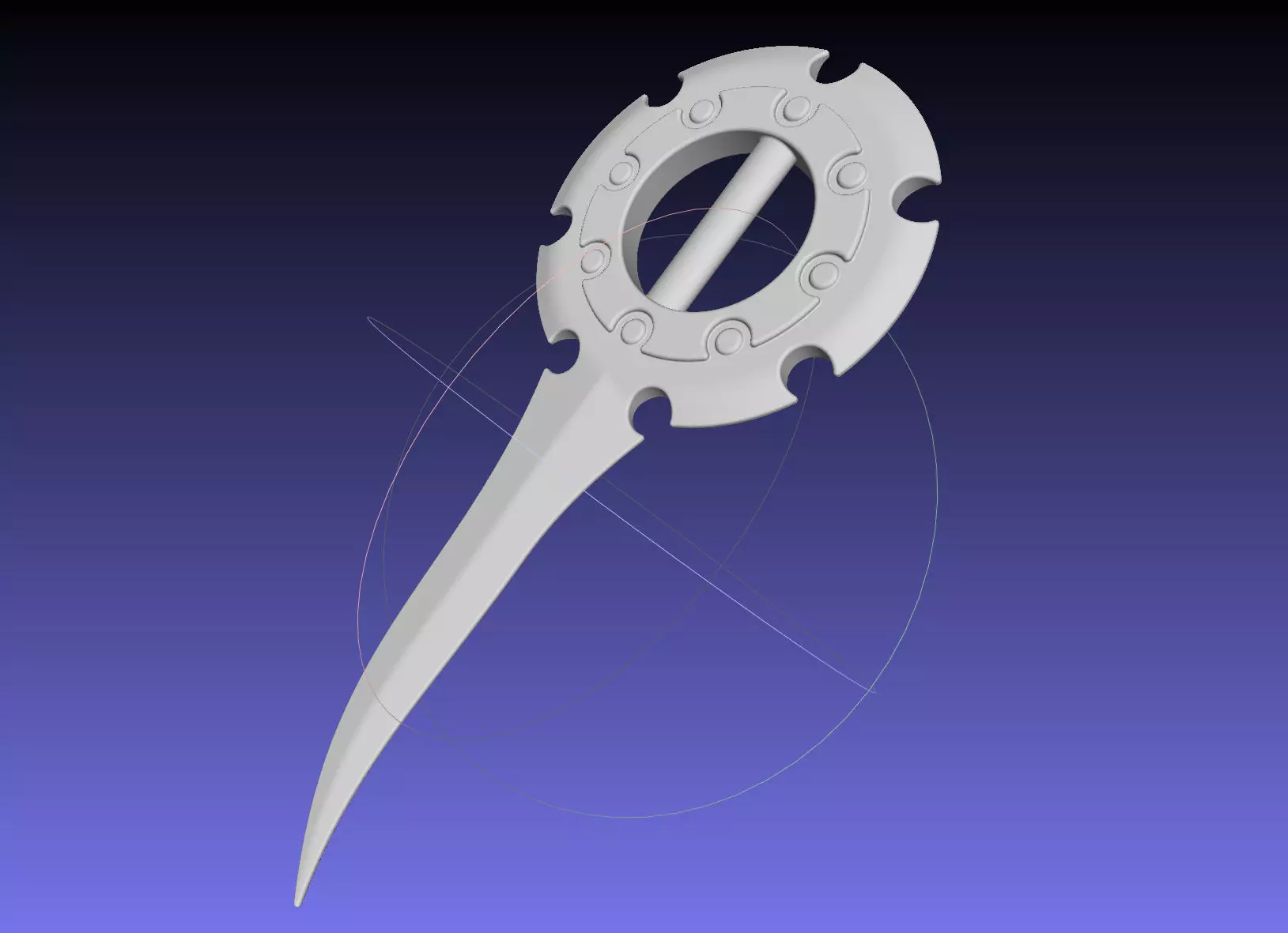 Final Fantasy X Rikku Dagger Assembly 3D print model_0