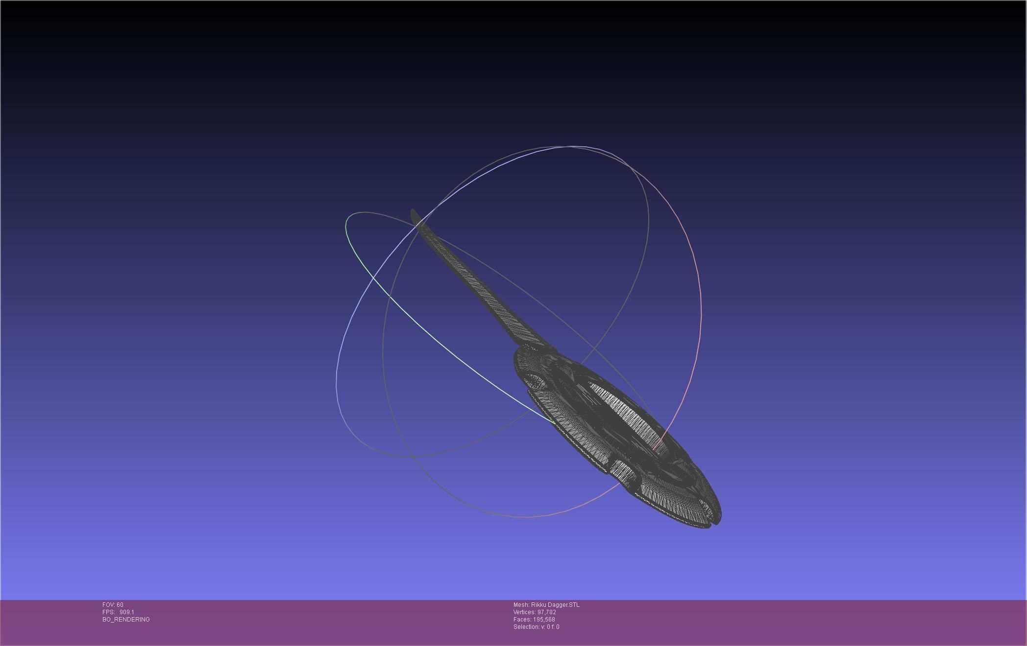 Final Fantasy X Rikku Dagger Assembly 3D print model_81