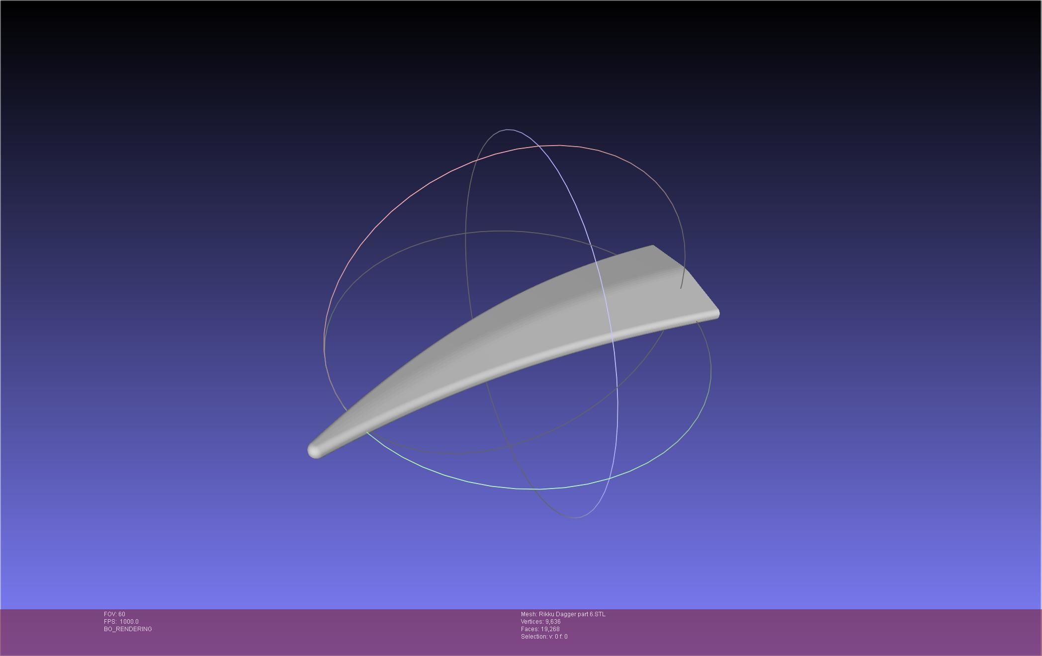 Final Fantasy X Rikku Dagger Assembly 3D print model_137