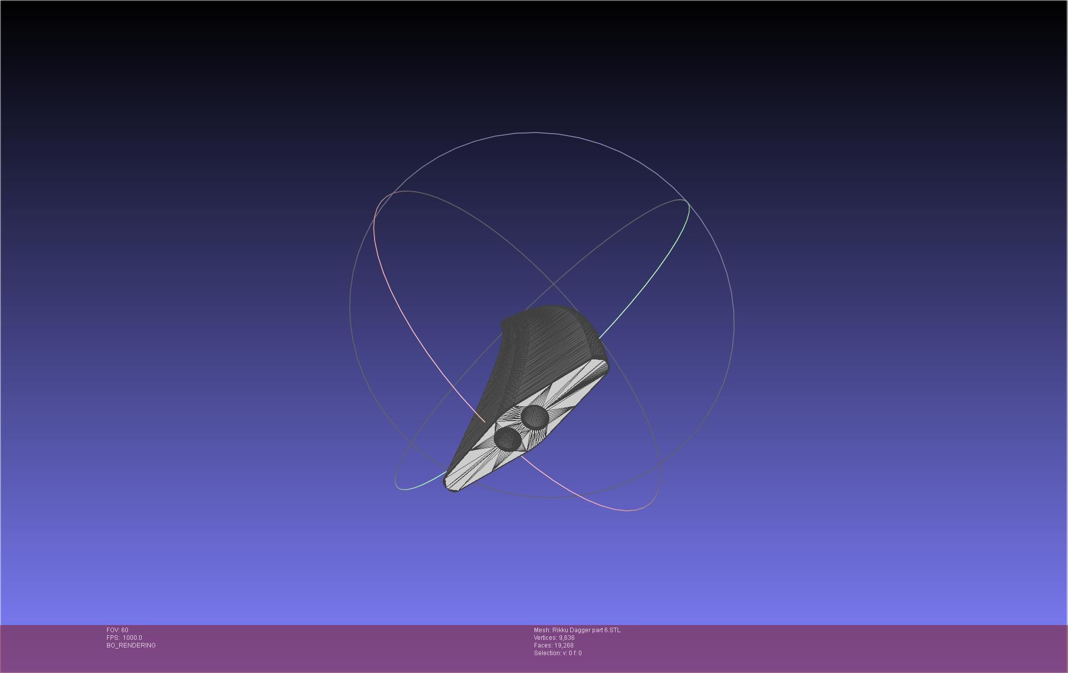 Final Fantasy X Rikku Dagger Assembly 3D print model_142