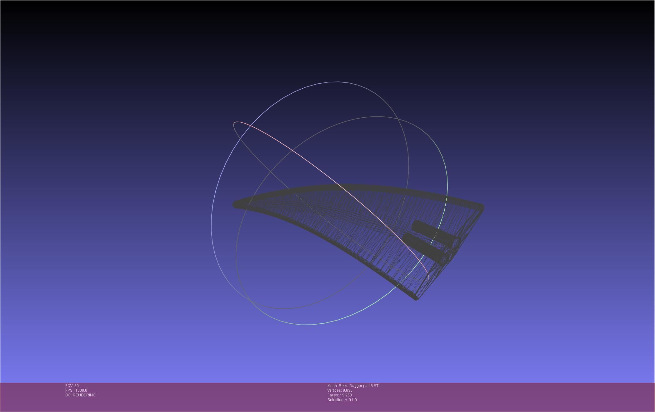 Final Fantasy X Rikku Dagger Assembly 3D print model_146