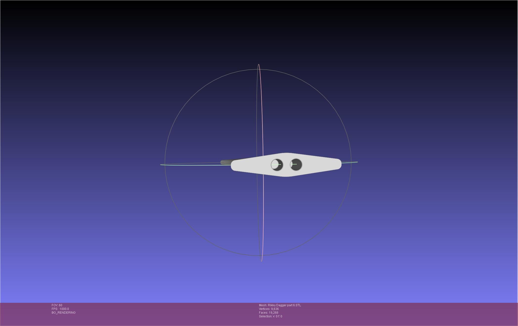 Final Fantasy X Rikku Dagger Assembly 3D print model_135