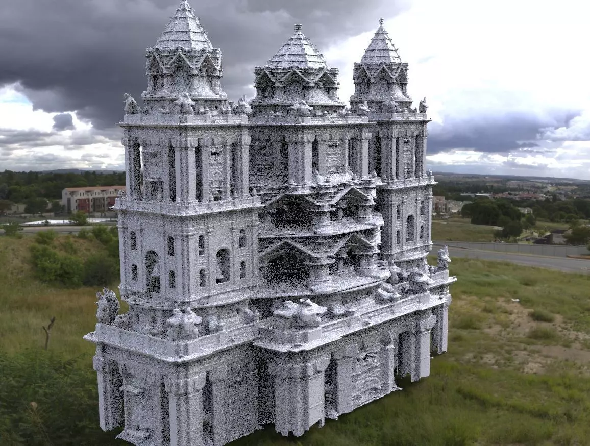Gothic Tower set Vlad palace 3d model 3D model_0