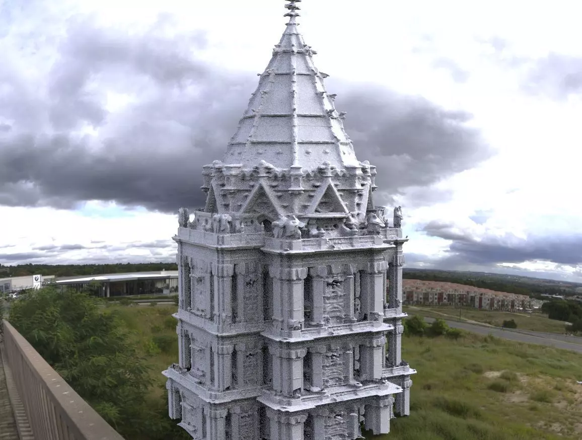 Dracula palace bedrooms chambers tower 3D model