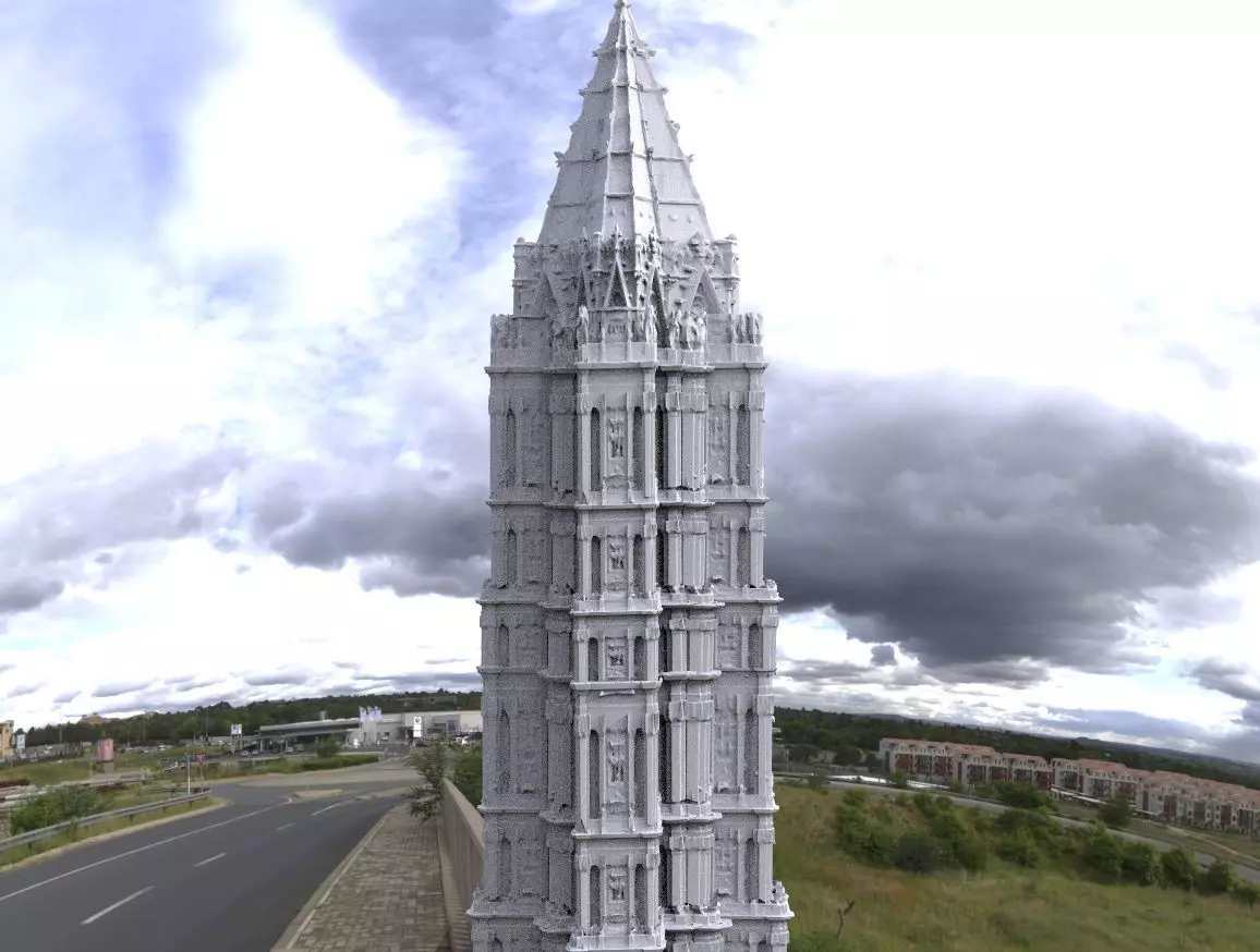 Tower set Vlads Wives quarters 2 3d model 3D model