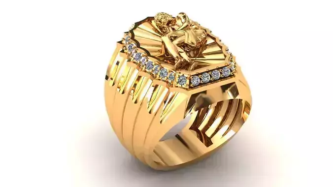 JESUS RING-ANILLO JESUS 3D print model